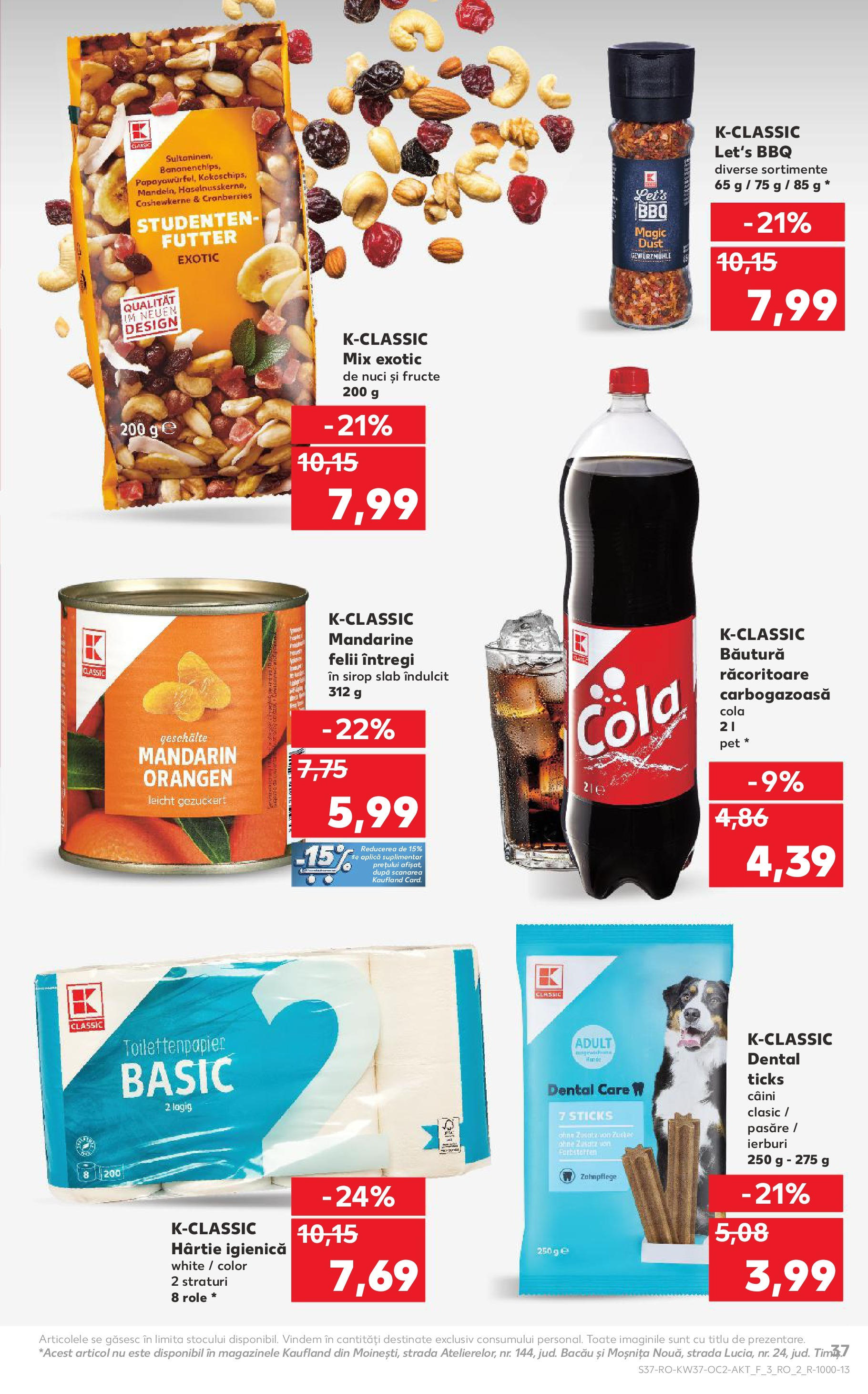 Catalog Kaufland 10 - 15 Septembrie 2025 | Pagina 37 | Produse: Amerikan servis, Sirop, Mandarine, Fructe