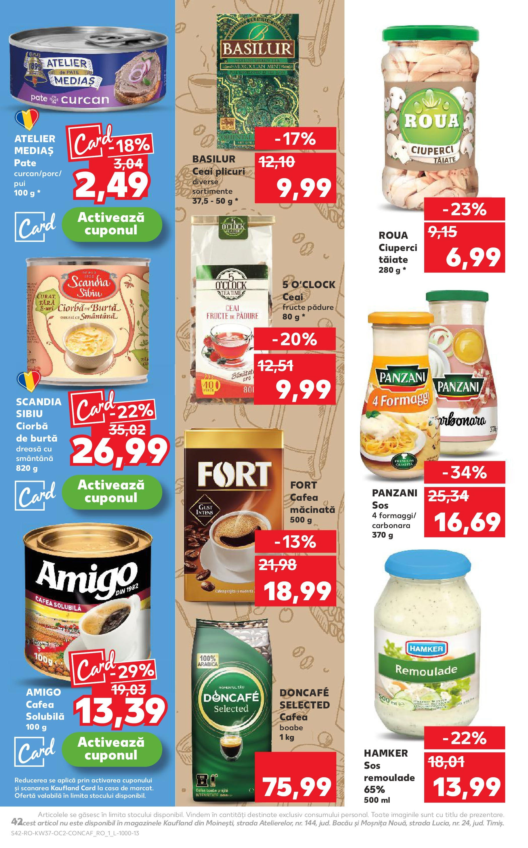 Catalog Kaufland 10 - 15 Septembrie 2025 | Pagina 42 | Produse: Ciuperci, Cafea, Smântână, Fructe
