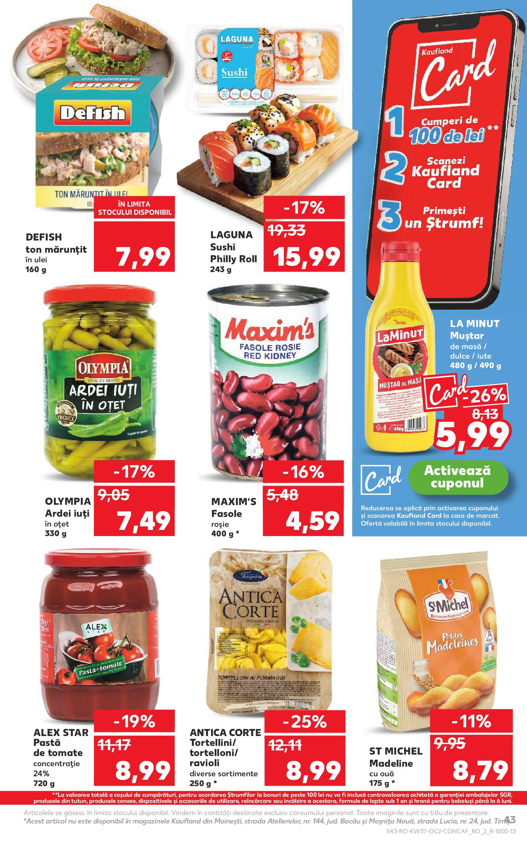 Catalog Kaufland 10 - 15 Septembrie 2025 | Pagina 43 | Produse: Sushi, Ouă, Ulei, Oțet