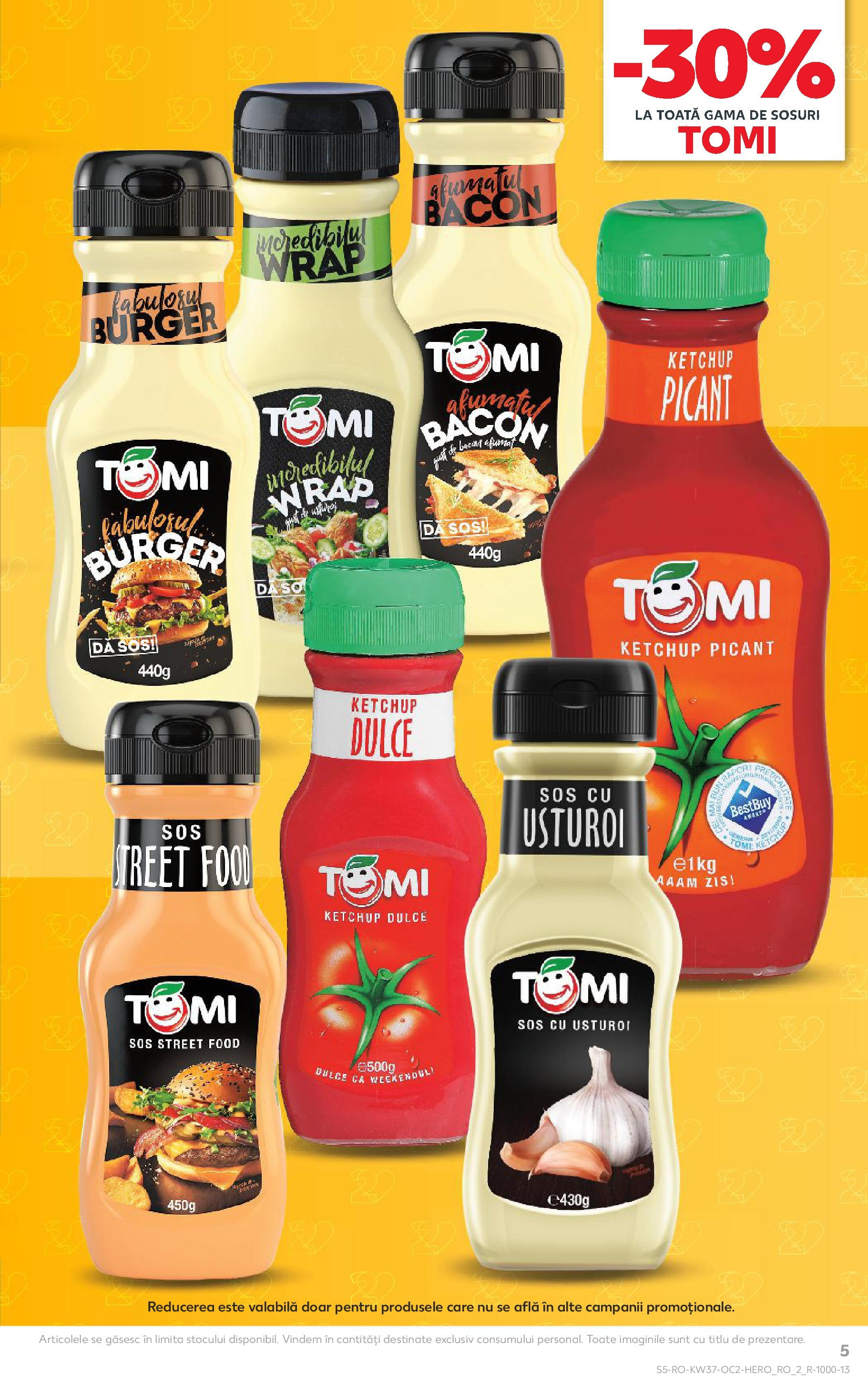 Catalog Kaufland 10 - 15 Septembrie 2025 | Pagina 5 | Produse: Bacon, Ketchup, Burger, Usturoi