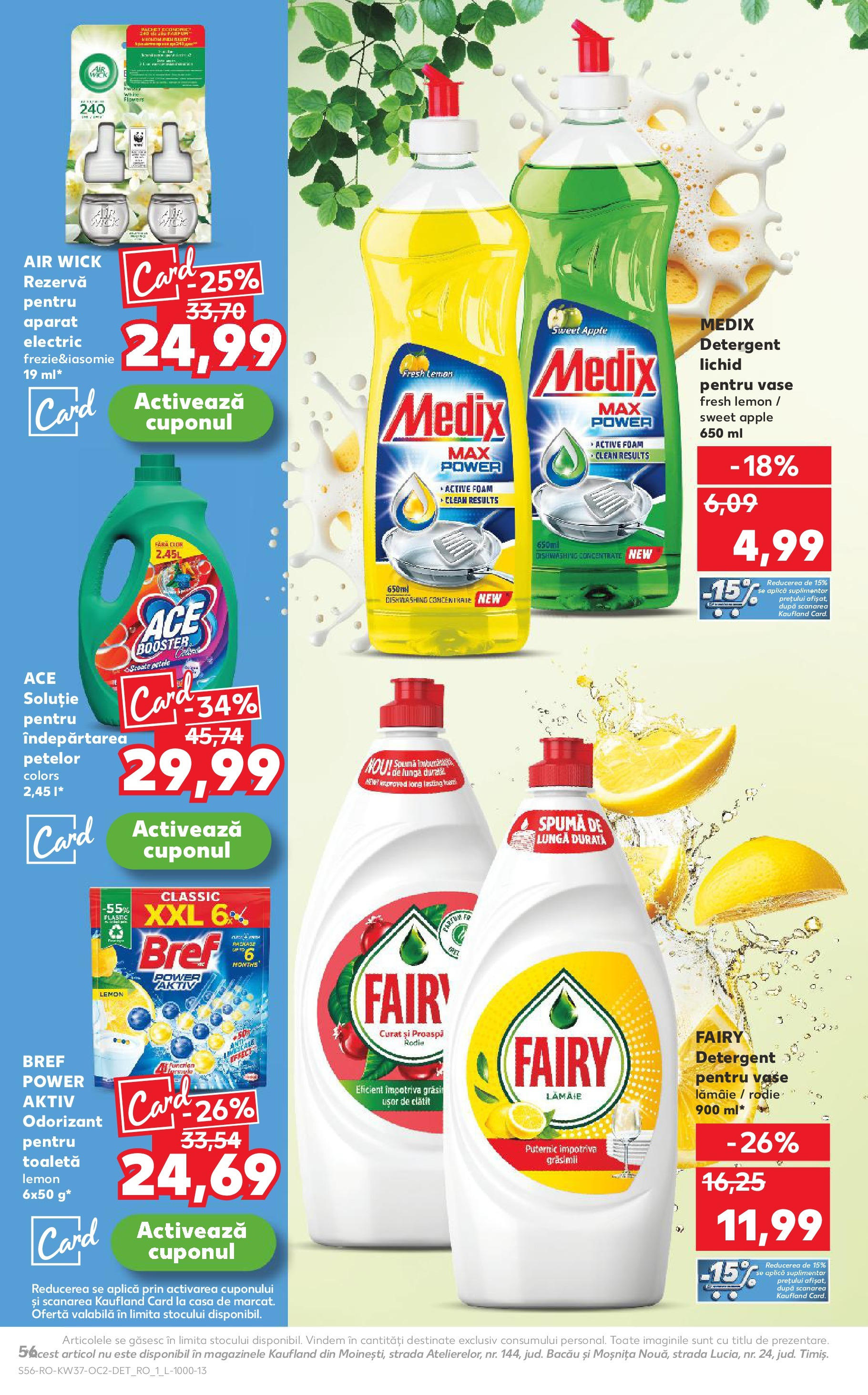 Catalog Kaufland 10 - 15 Septembrie 2025 | Pagina 56 | Produse: Pomelo, Toaletă, Parfum, Îndepărtarea petelor