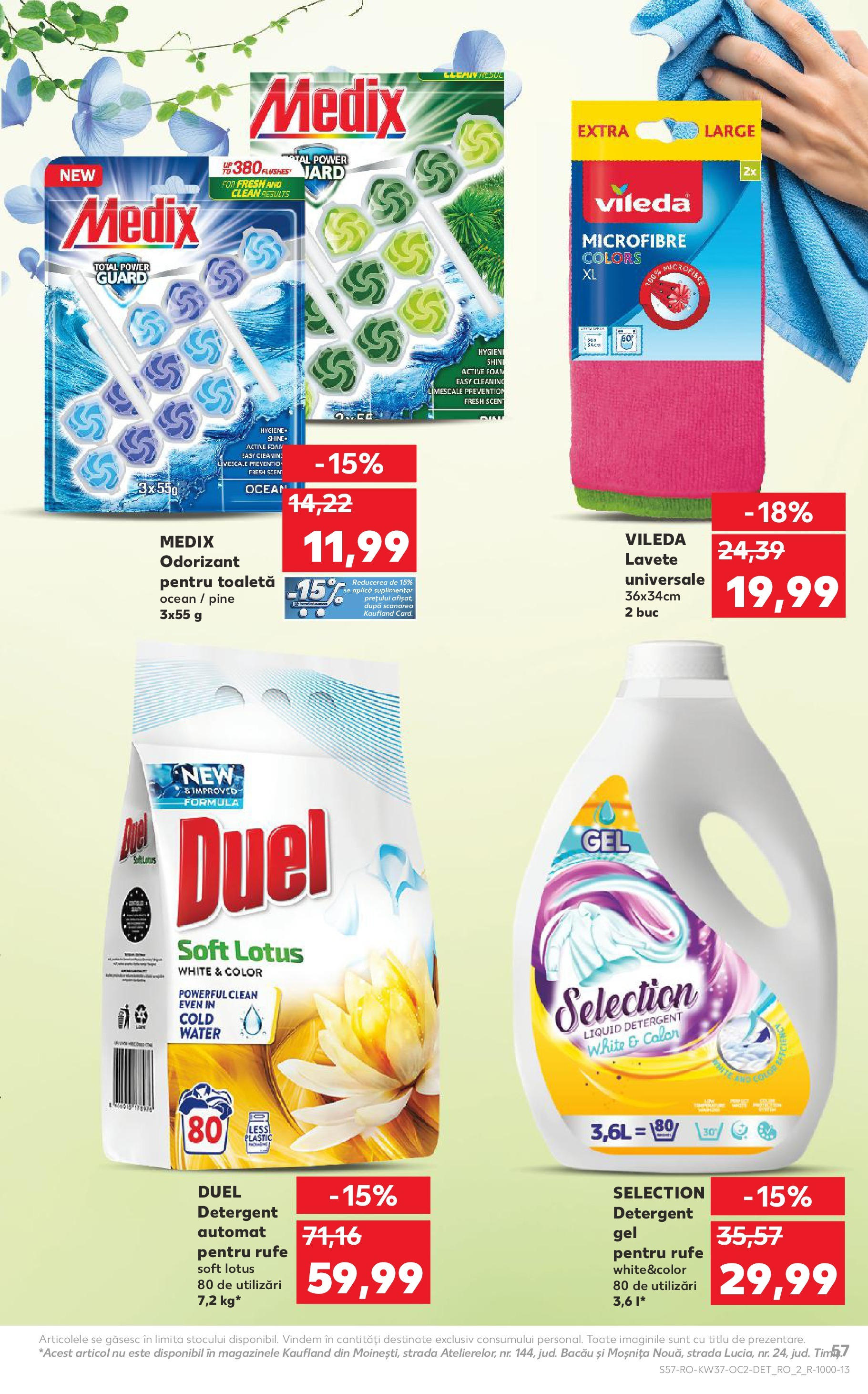 Catalog Kaufland 10 - 15 Septembrie 2025 | Pagina 57 | Produse: Pomelo, Kedi Ödül Oyuncakları, Toaletă, Detergent