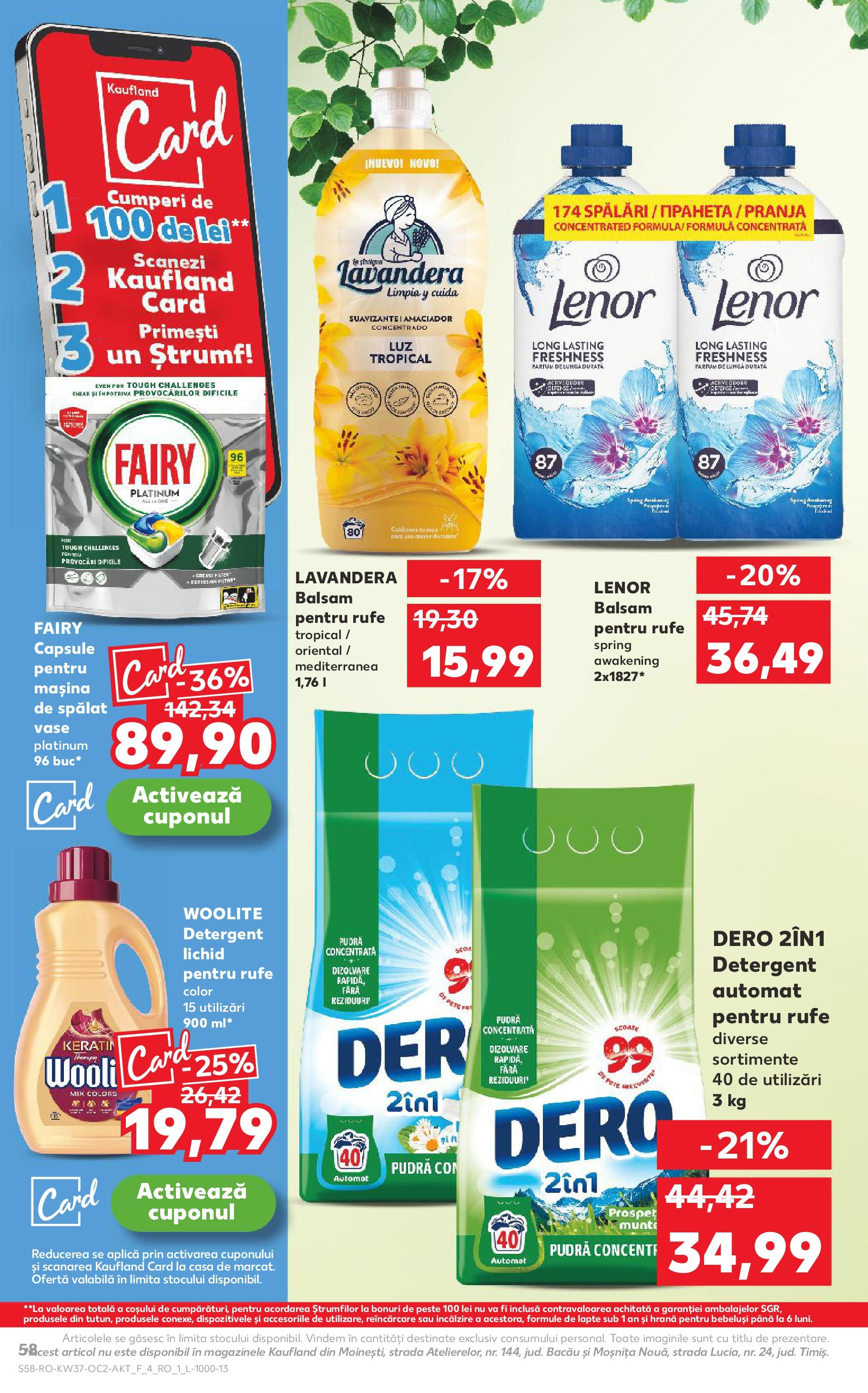 Catalog Kaufland 10 - 15 Septembrie 2025 | Pagina 58 | Produse: Mașină De Spălat Vase, Parfum, Pudră, Balsam