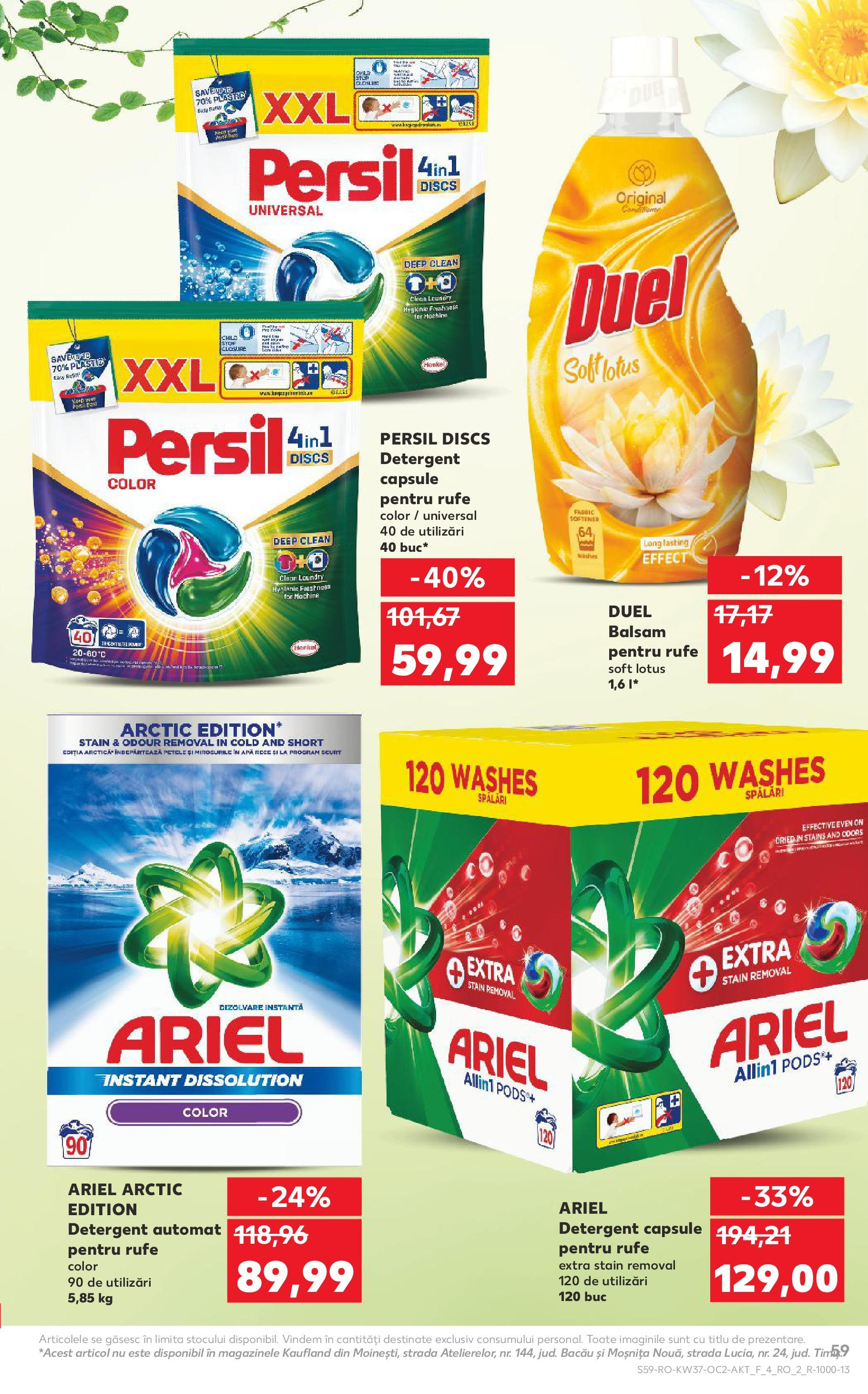 Catalog Kaufland 10 - 15 Septembrie 2025 | Pagina 59 | Produse: Pomelo, Kedi Ödül Oyuncakları, Balsam, Detergent