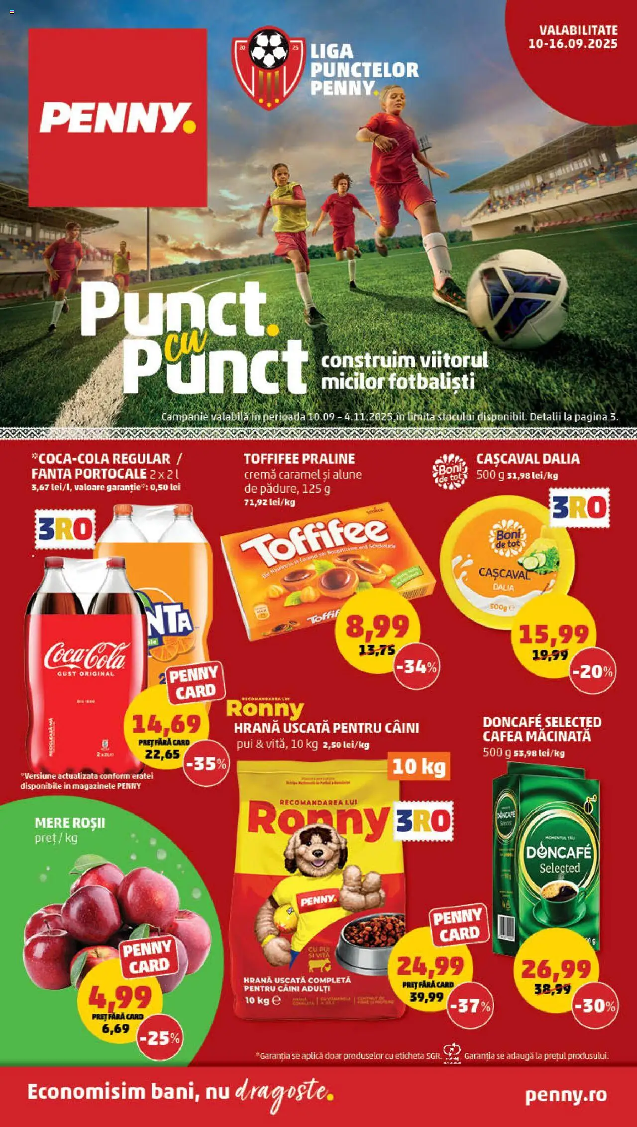 Catalog PENNY Market 10 - 15 Septembrie 2025 | Pagina 1 | Produse: Hacıyatmaz Kedi Oyuncağı, Alune, Praline, Cafea
