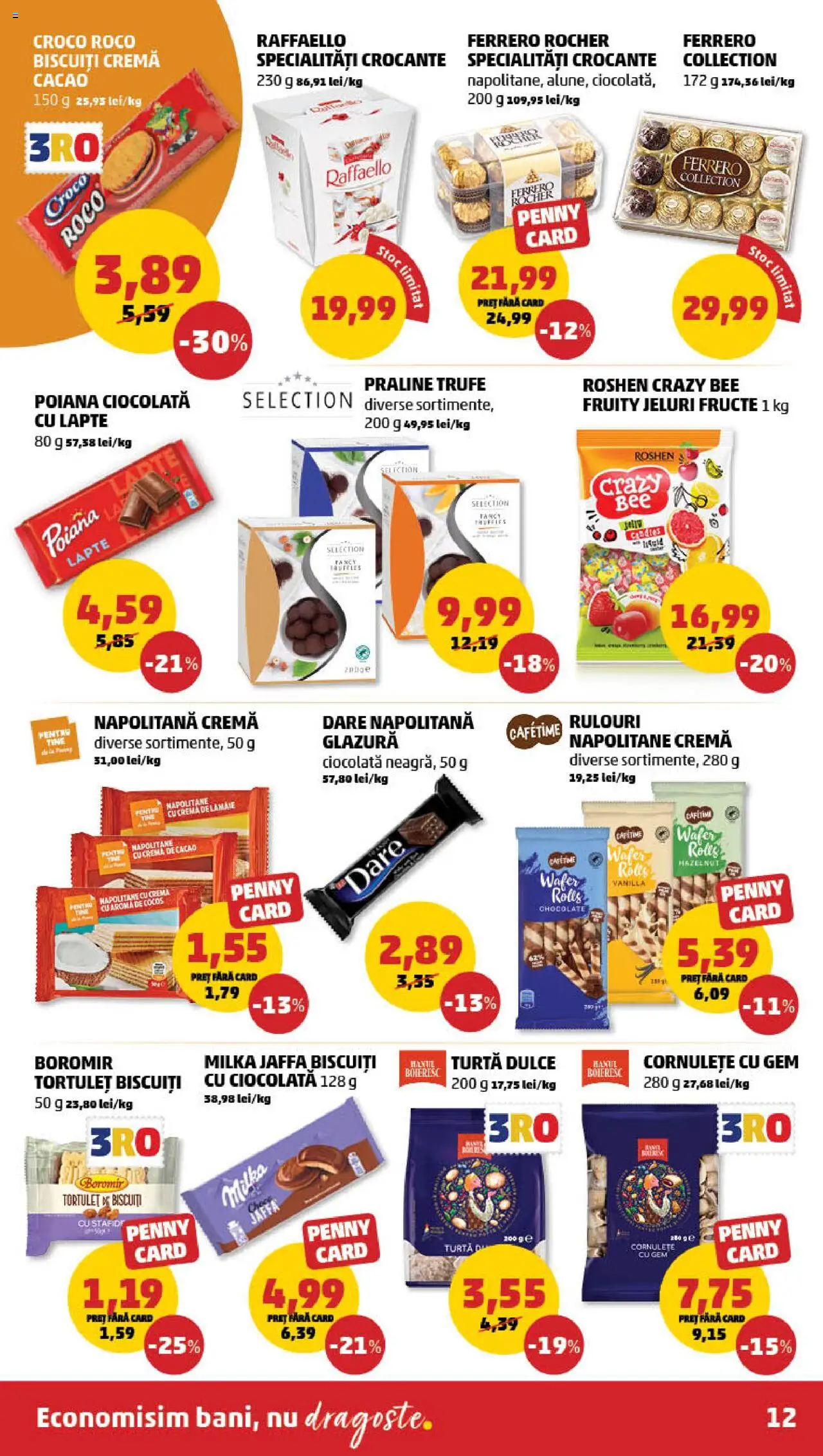 Catalog PENNY Market 10 - 15 Septembrie 2025 | Pagina 12 | Produse: Napolitane, Gem, Ciocolată, Fructe