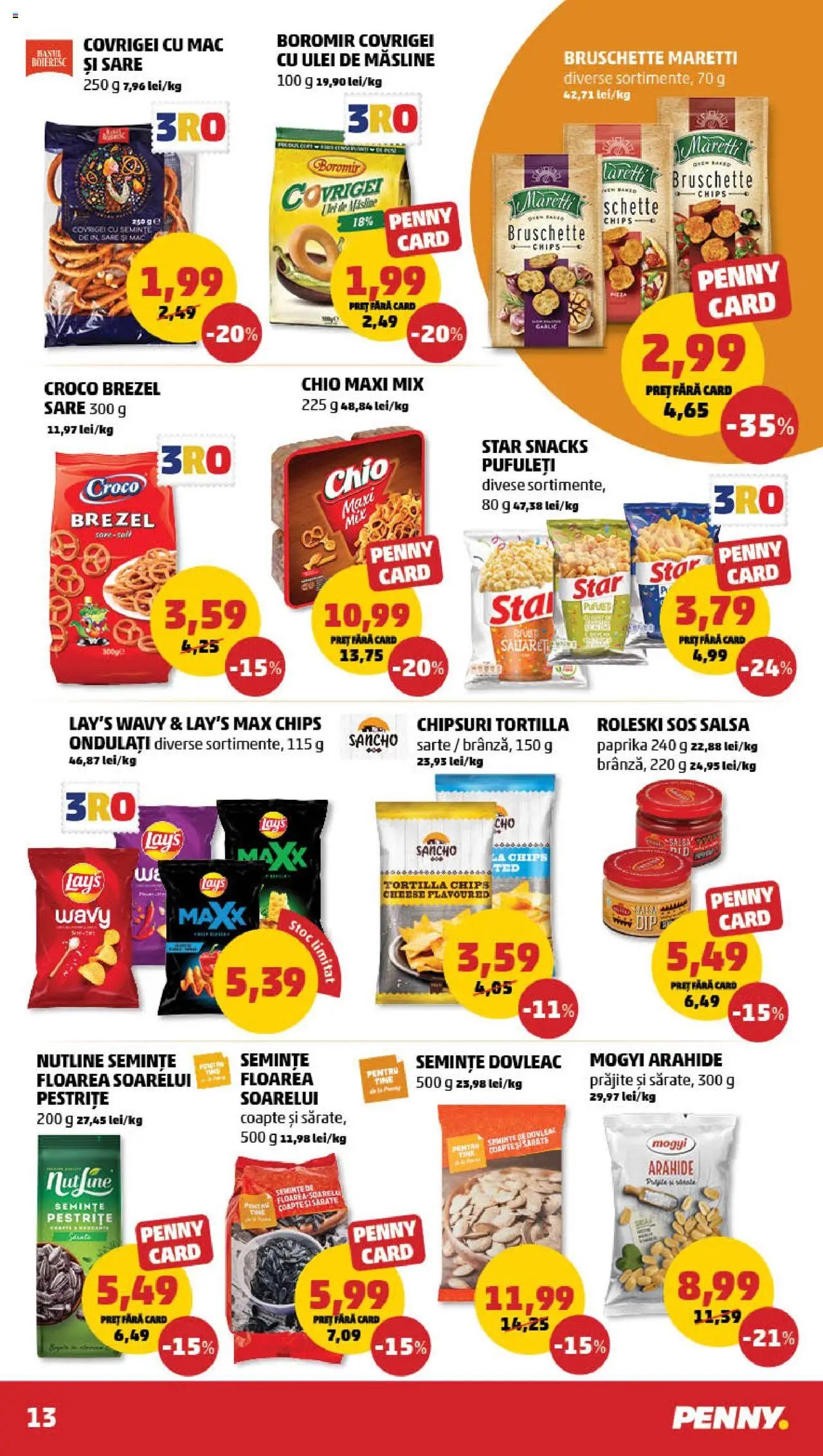 Catalog PENNY Market 10 - 15 Septembrie 2025 | Pagina 13 | Produse: Arahide, Semințe, Covrigei, Bant