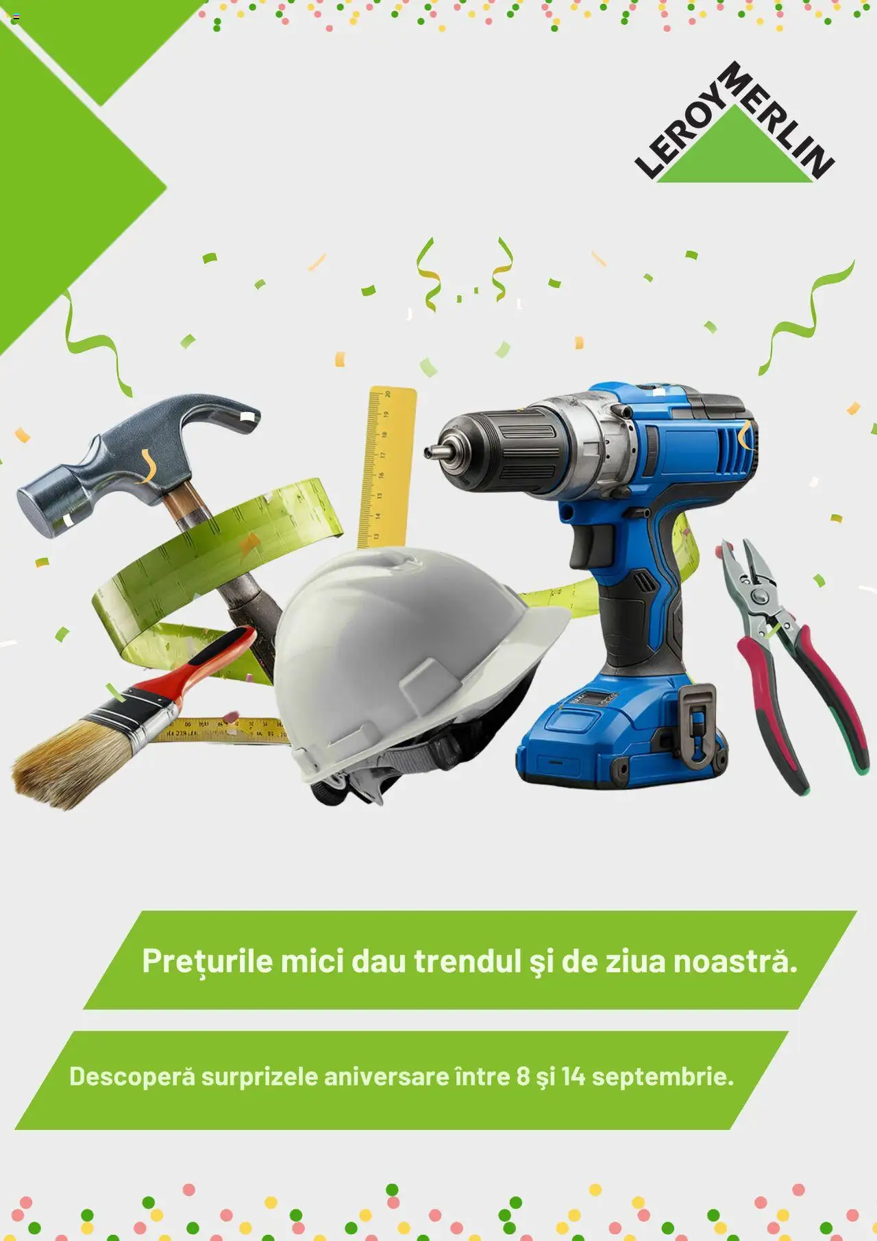 Catalog Leroy Merlin 8 - 13 Septembrie 2025 | Pagina 1 | Produse: Mici