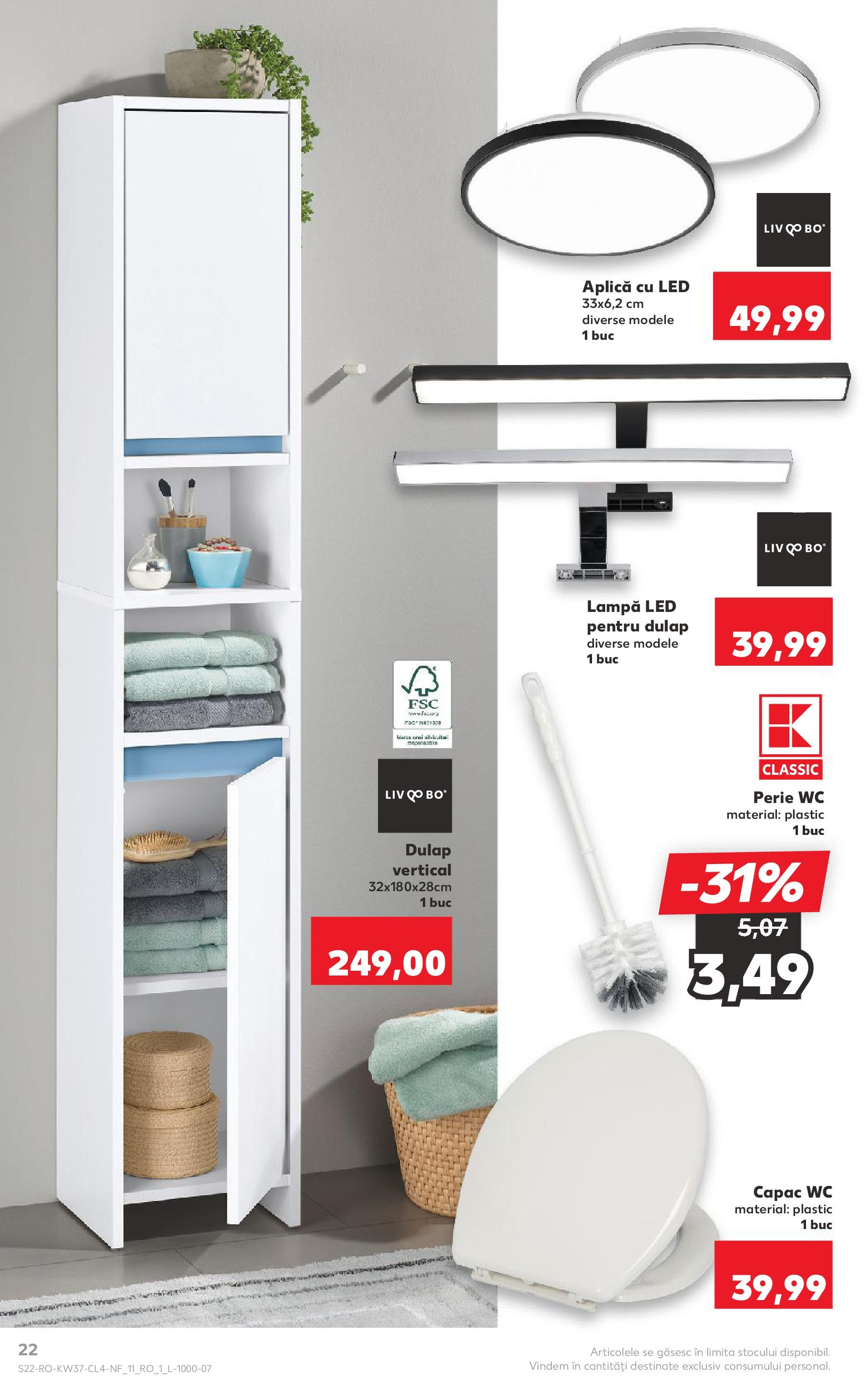 Catalog Kaufland 10 - 15 Septembrie 2025 | Pagina 22 | Produse: Babak, Lampă, Perie
