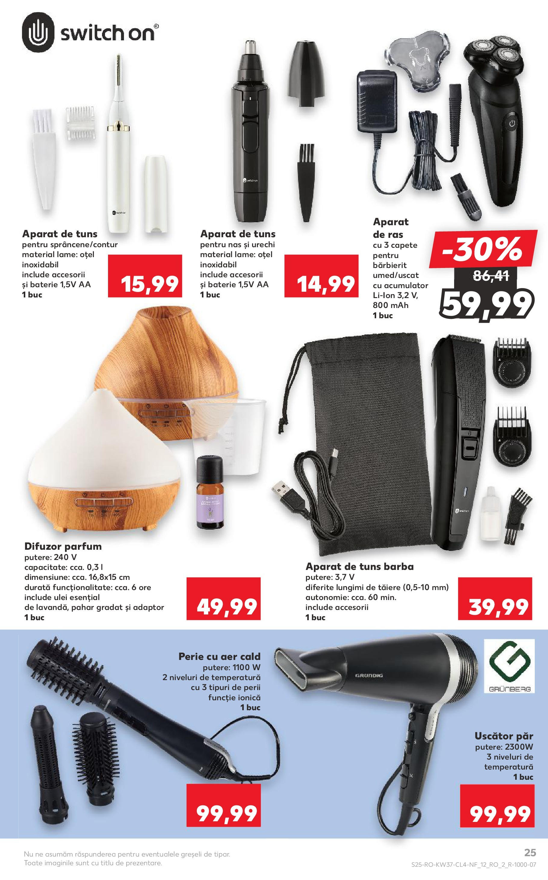 Catalog Kaufland 10 - 15 Septembrie 2025 | Pagina 25 | Produse: Adaptor, Aparat De Ras, Baterie, Parfum