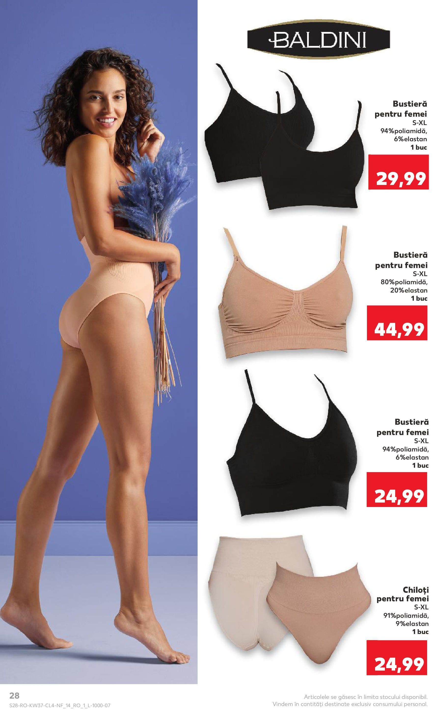 Catalog Kaufland 10 - 15 Septembrie 2025 | Pagina 28 | Produse: Bustieră, Chiloți