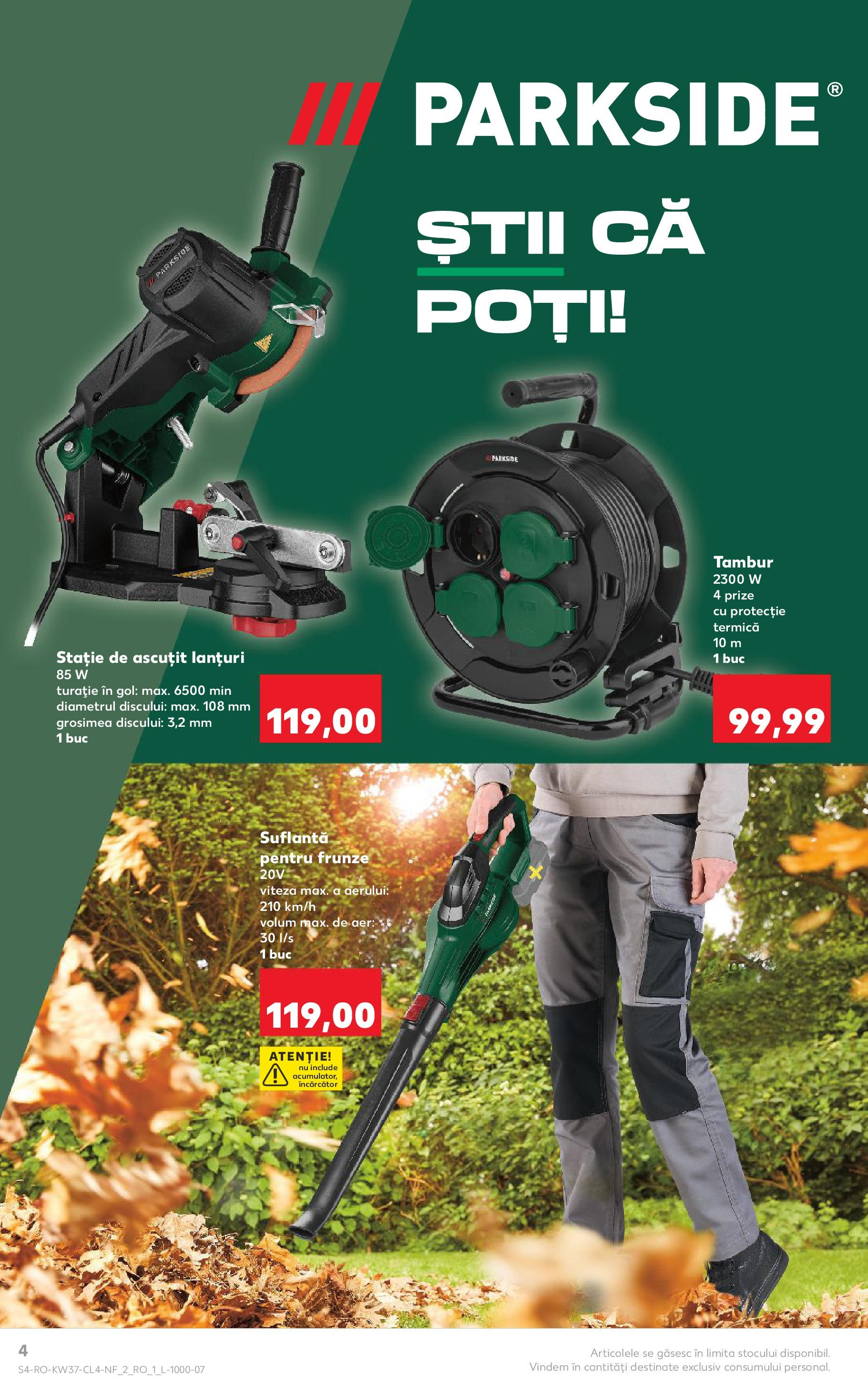 Catalog Kaufland 10 - 15 Septembrie 2025 | Pagina 4 | Produse: Prize, Încărcător, Suflantă