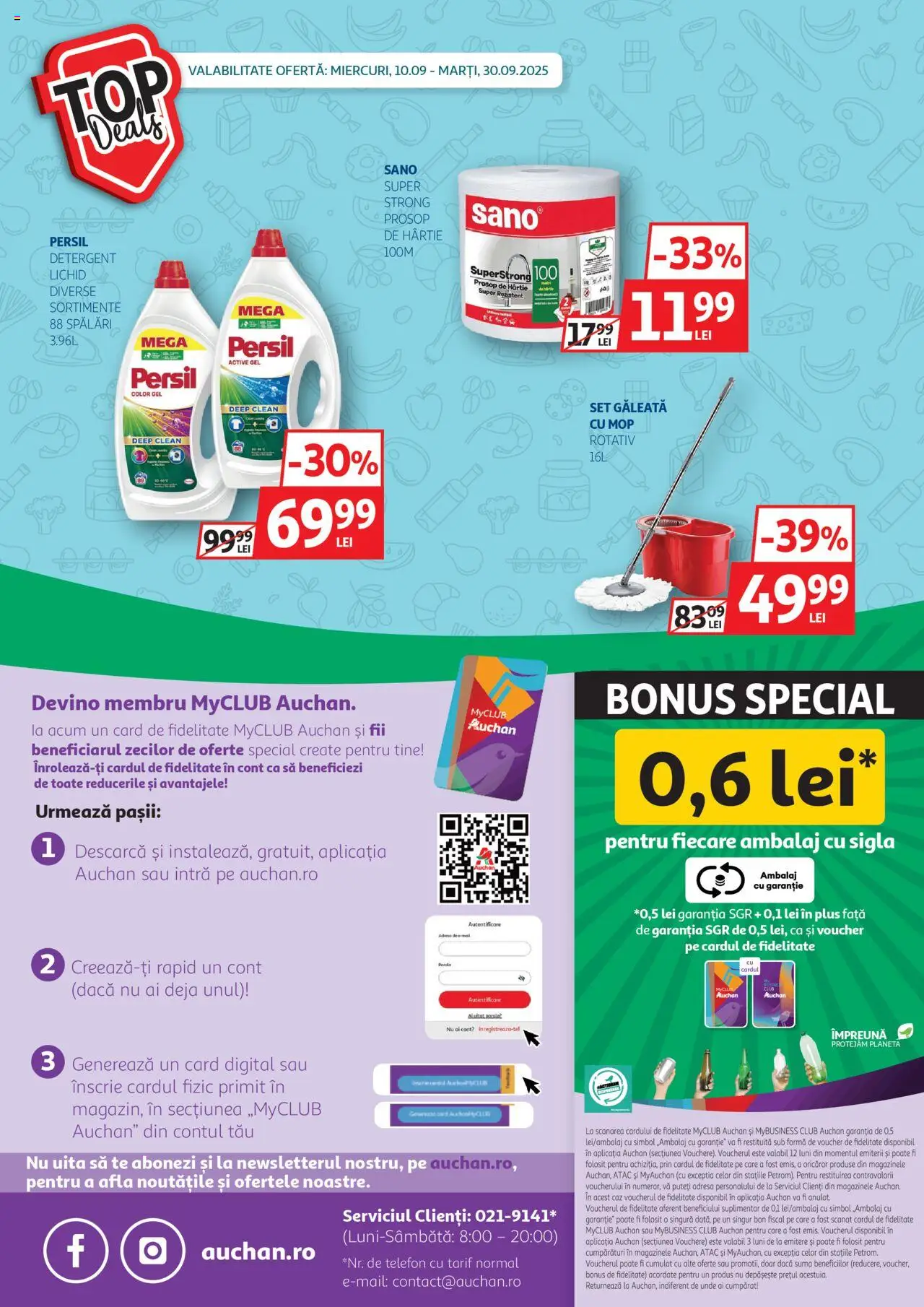 Catalog Auchan 10 - 29 Septembrie 2025 | Pagina 26 | Produse: Telefon, Pomelo, Mop, Detergent