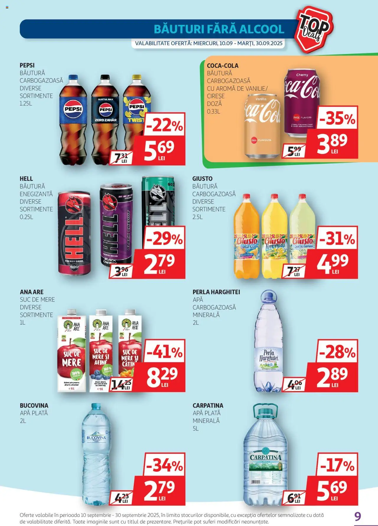 Catalog Auchan 10 - 29 Septembrie 2025 | Pagina 9 | Produse: Cireșe, Apă, Fructe, Zahăr