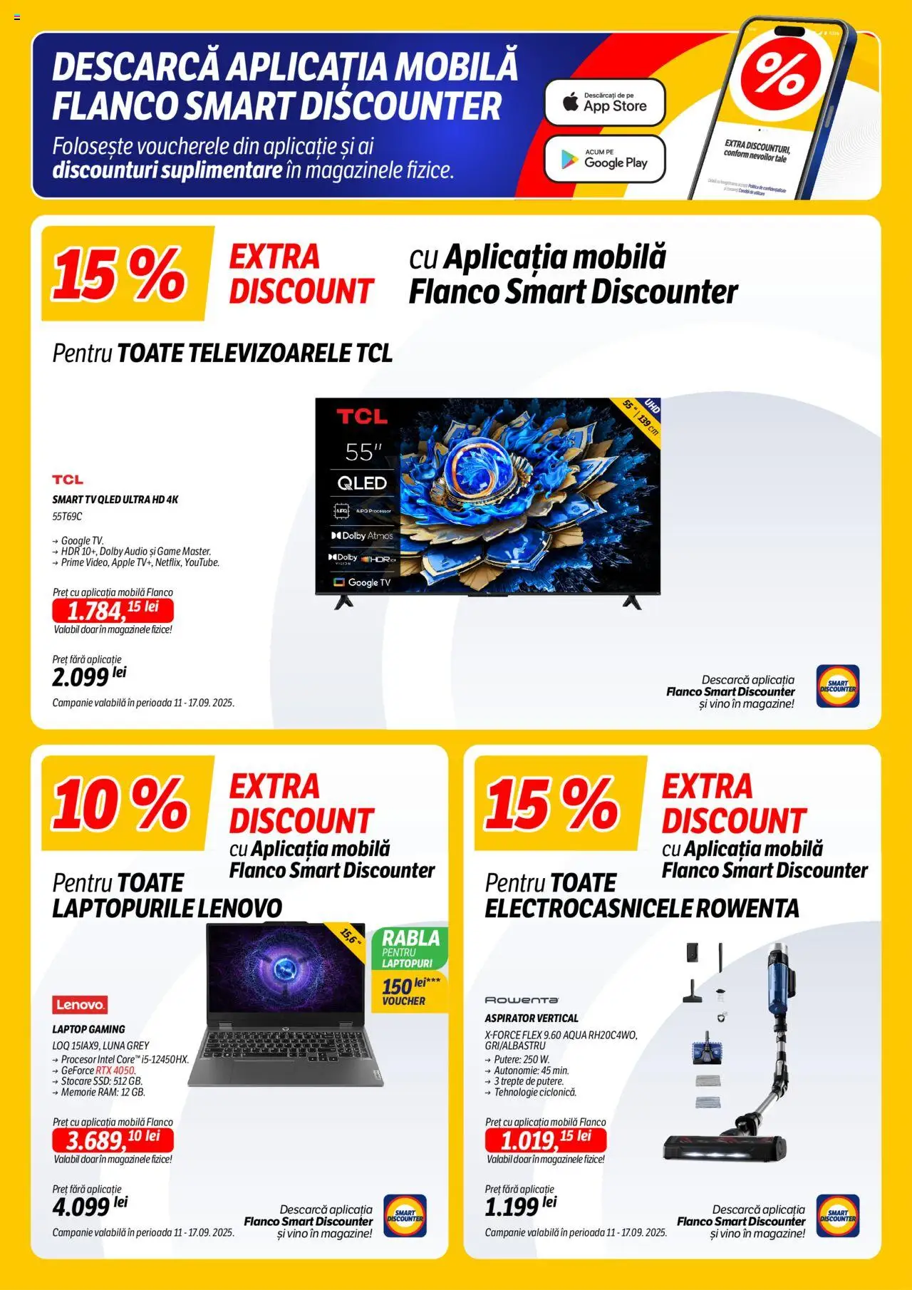 Catalog Flanco 11 - 16 Septembrie 2025 | Pagina 2 | Produse: Memorie, Audio, Aspirator, Apple