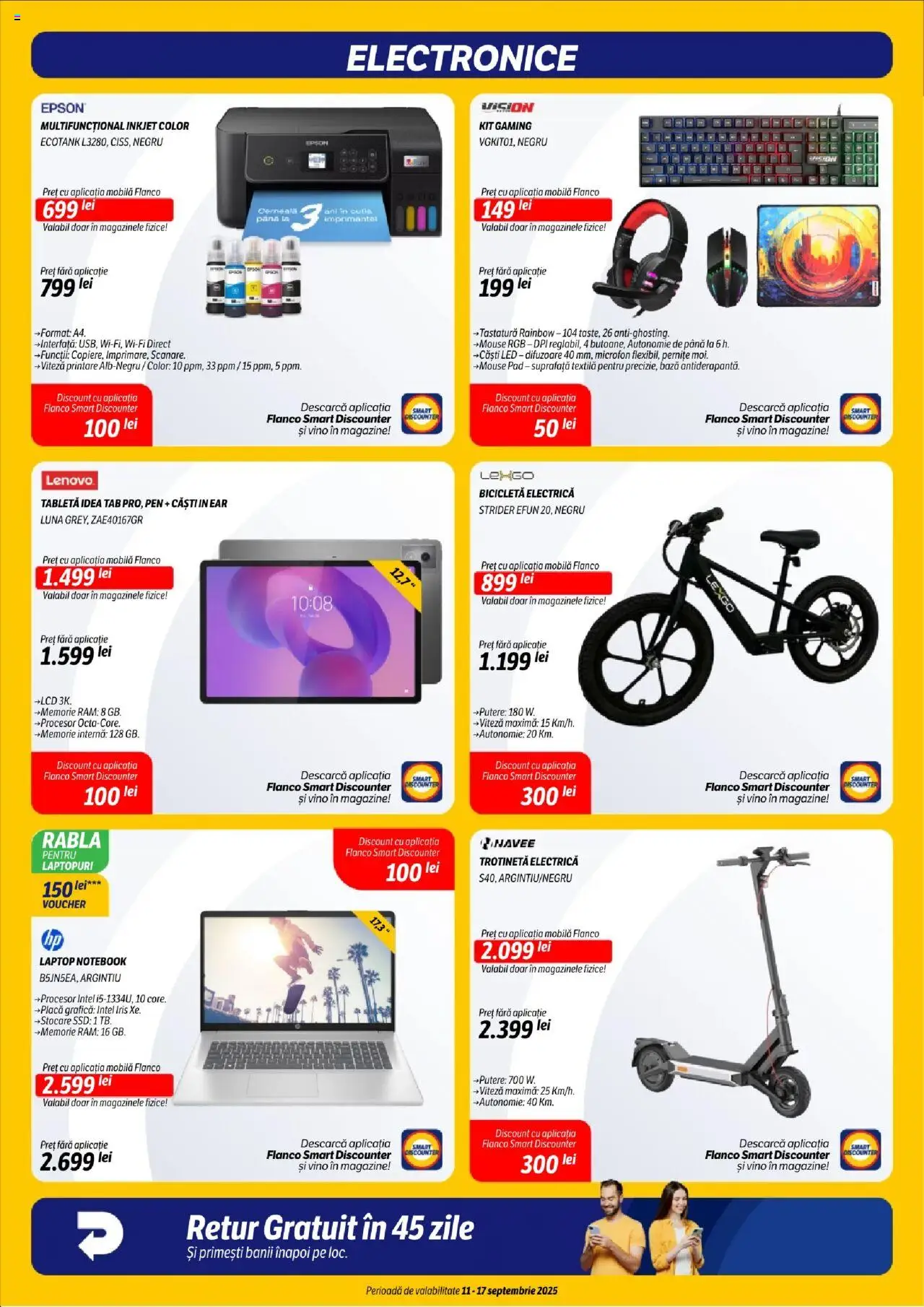 Catalog Flanco 11 - 16 Septembrie 2025 | Pagina 5 | Produse: Laptop, Căști, Babak, Dana kuşbaşı