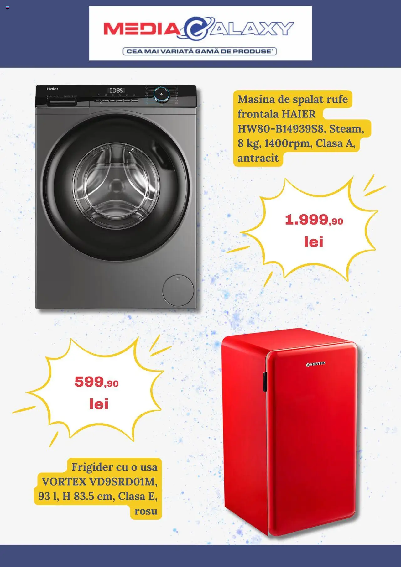 Catalog Media Galaxy 11 - 16 Septembrie 2025 | Pagina 6 | Produse: Frigider, Mașină De Spălat, Ușă