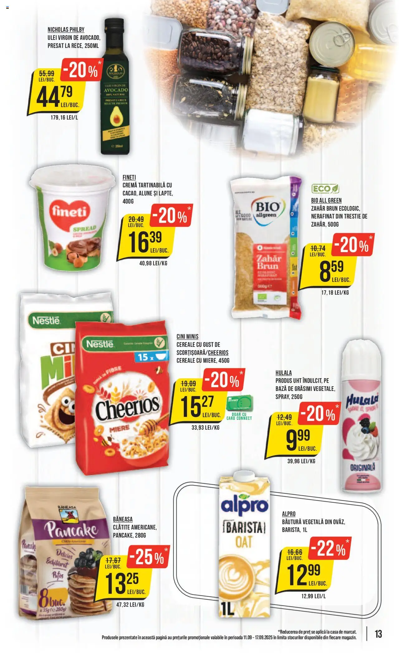 Catalog Mega Image 11 - 16 Septembrie 2025 | Pagina 13 | Produse: Şerit ödül, Clătite, Alune, Cremă