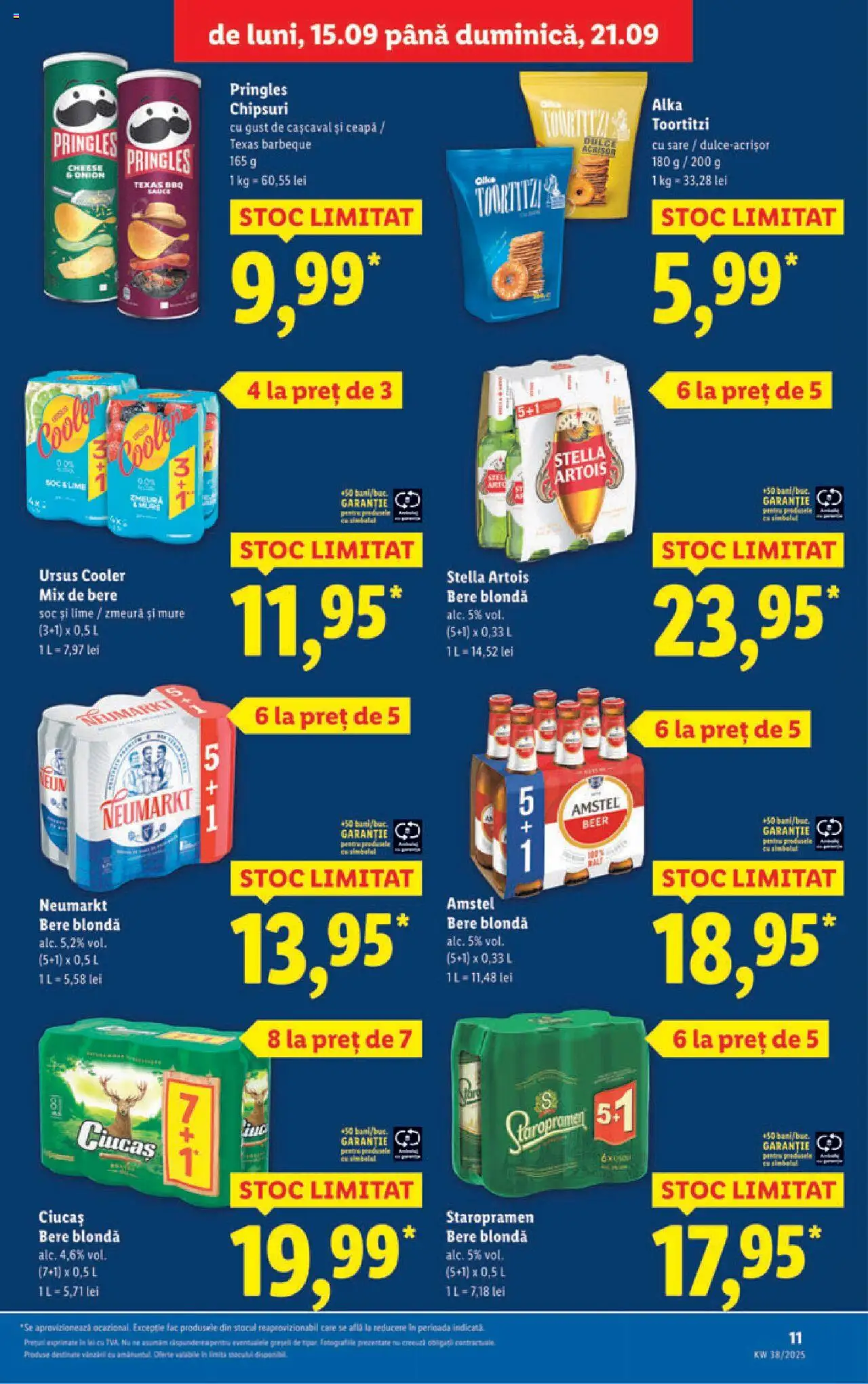 Catalog LIDL 15 - 20 Septembrie 2025 | Pagina 11 | Produse: Cașcaval, Bere, Chipsuri, Ceapă