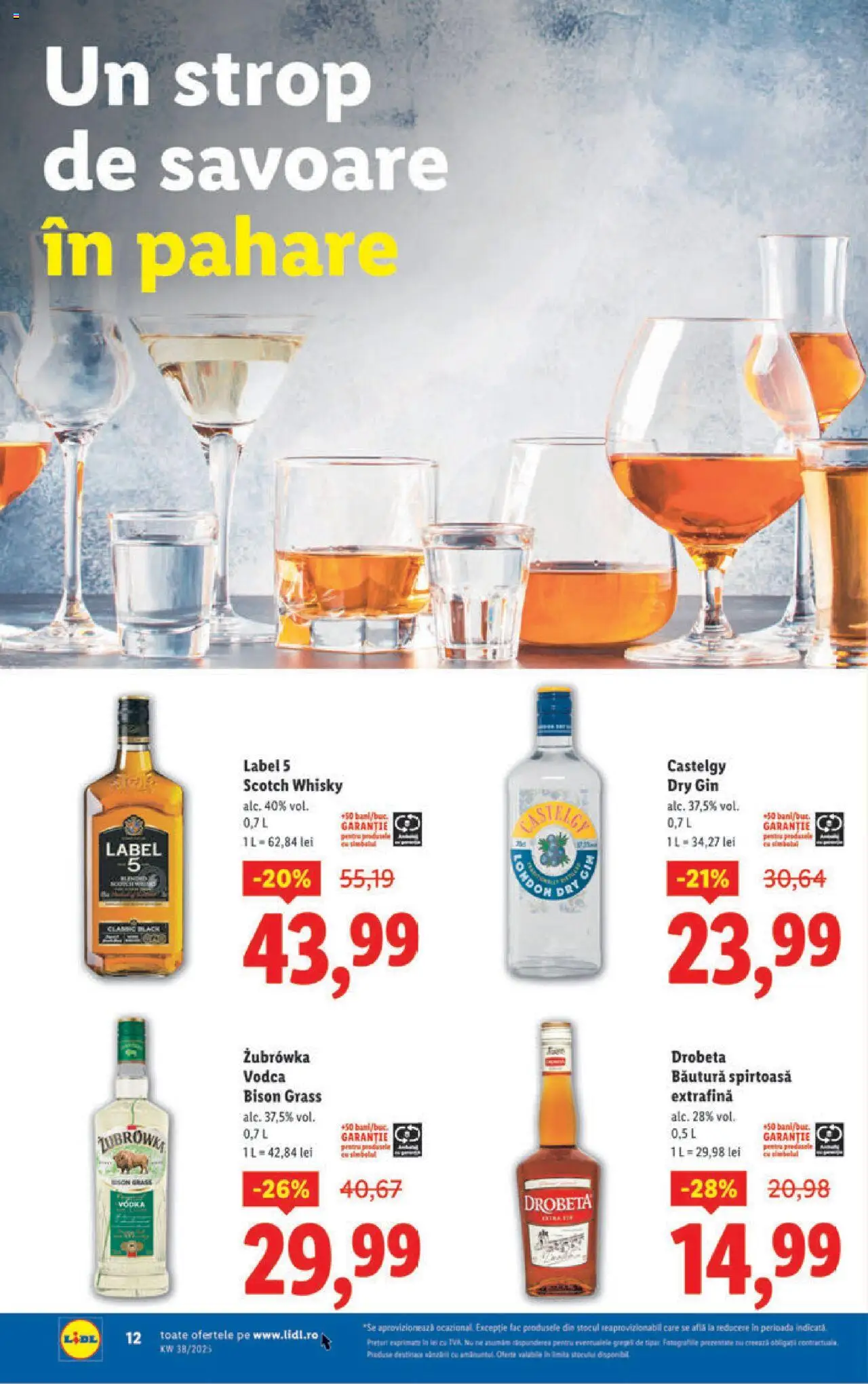 Catalog LIDL 15 - 20 Septembrie 2025 | Pagina 12 | Produse: Su ısıtıcı, Pahare, Gin, Vodka