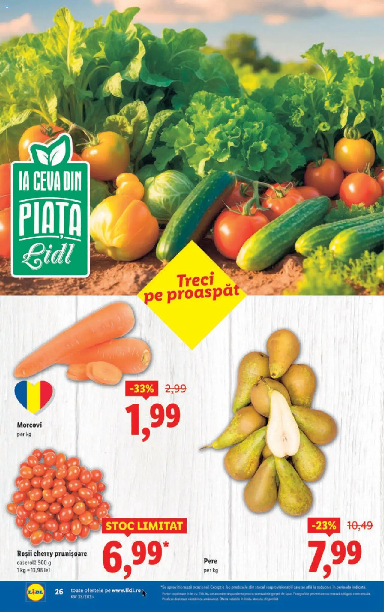 Catalog LIDL 15 - 20 Septembrie 2025 | Pagina 26 | Produse: Roșii, Morcovi