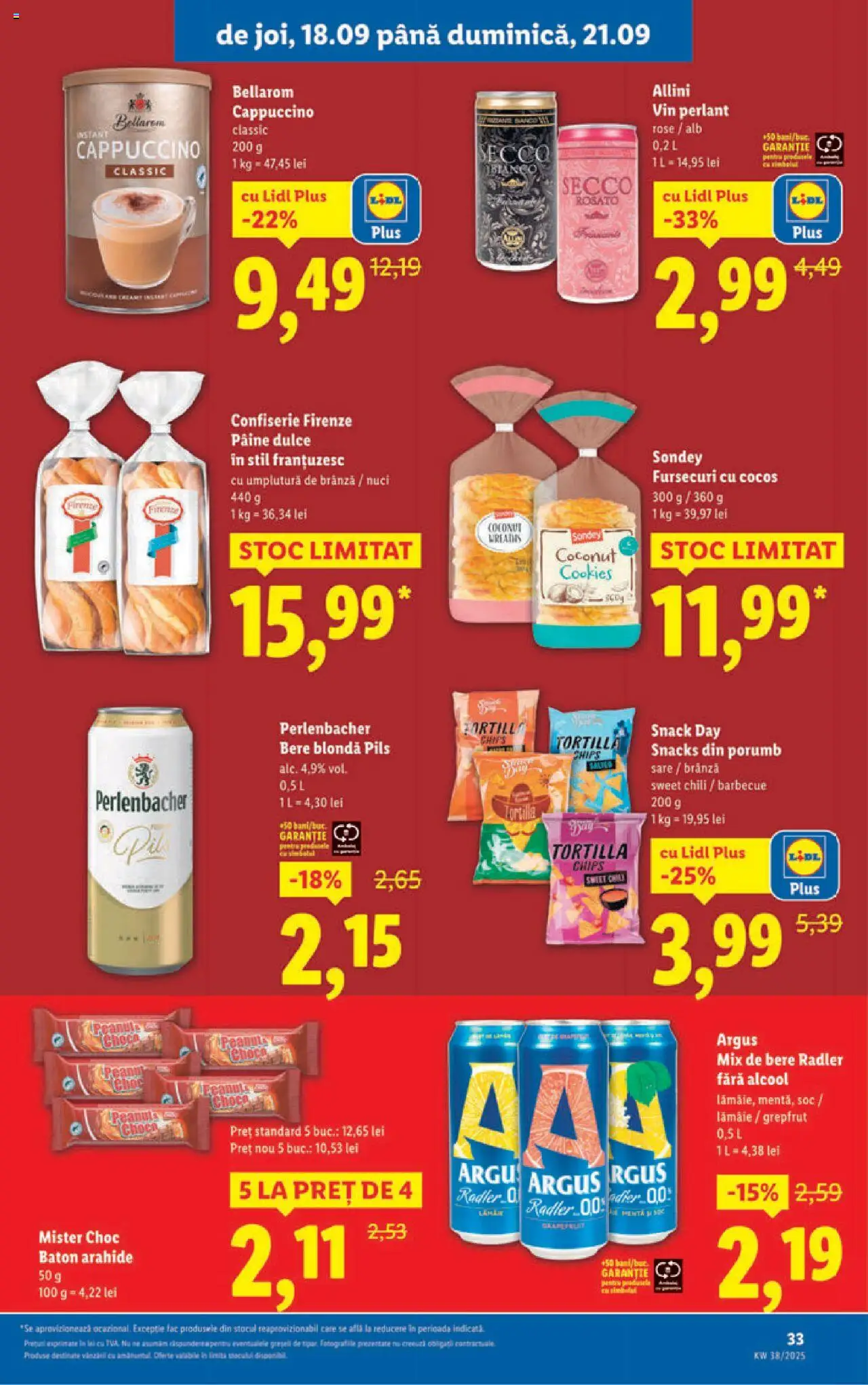 Catalog LIDL 15 - 20 Septembrie 2025 | Pagina 33 | Produse: Arahide, Brânză, Vin, Porumb