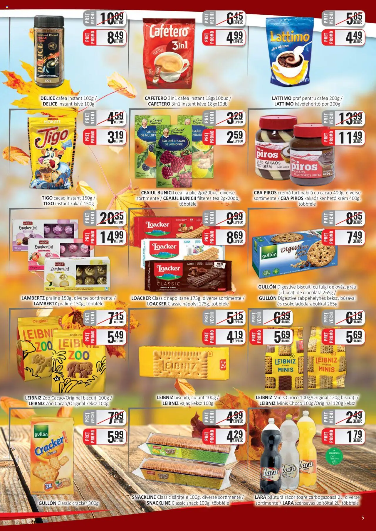Catalog CBA 16 - 29 Septembrie 2025 | Pagina 5 | Produse: Napolitane, Cremă tartinabilă, Biscuiți, Fulgi