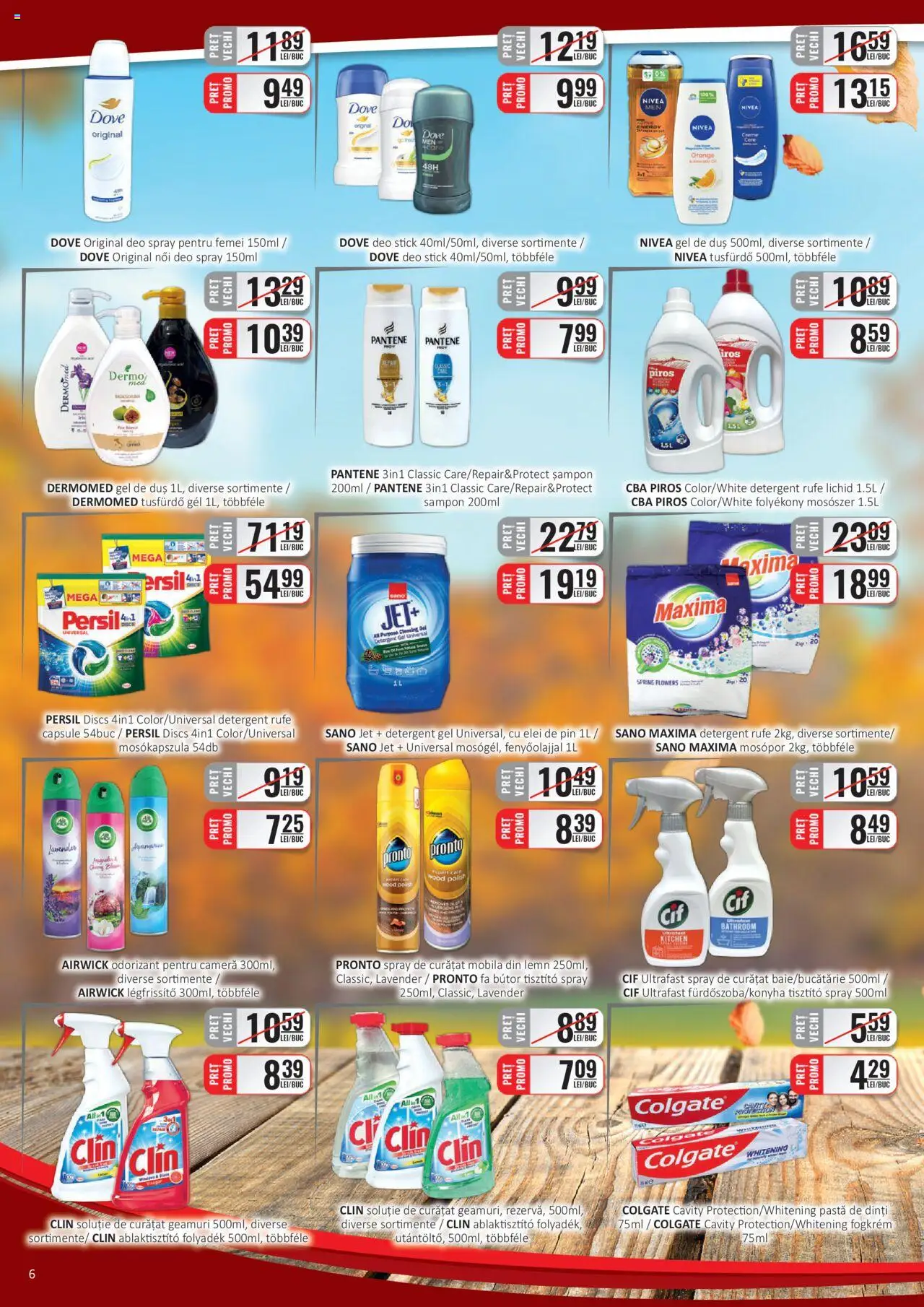 Catalog CBA 16 - 29 Septembrie 2025 | Pagina 6 | Produse: Cameră, Șampon, Gel de duș, Pastă de dinți