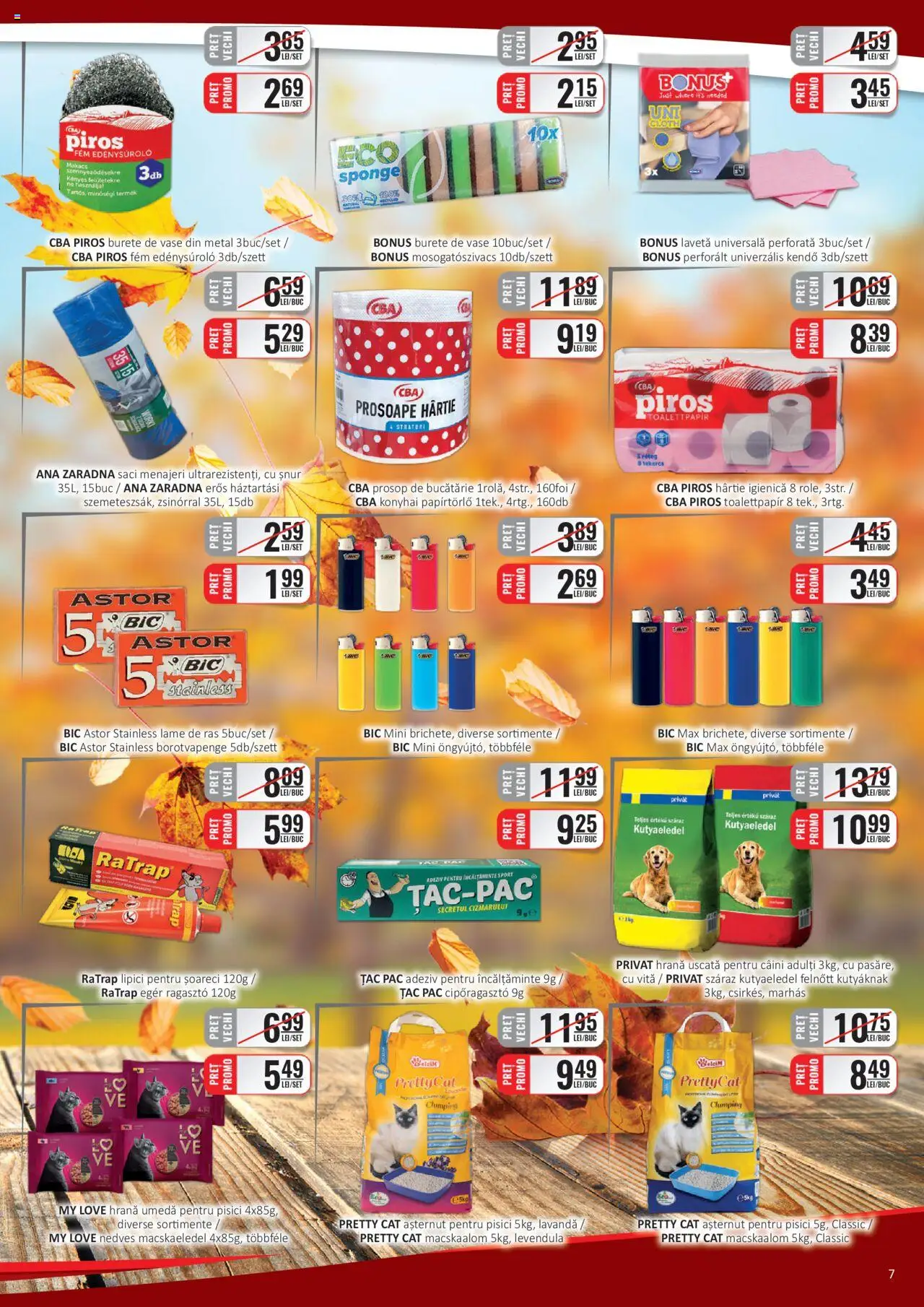 Catalog CBA 16 - 29 Septembrie 2025 | Pagina 7 | Produse: Bucătărie, Burete, Adeziv, Bornoz takımı
