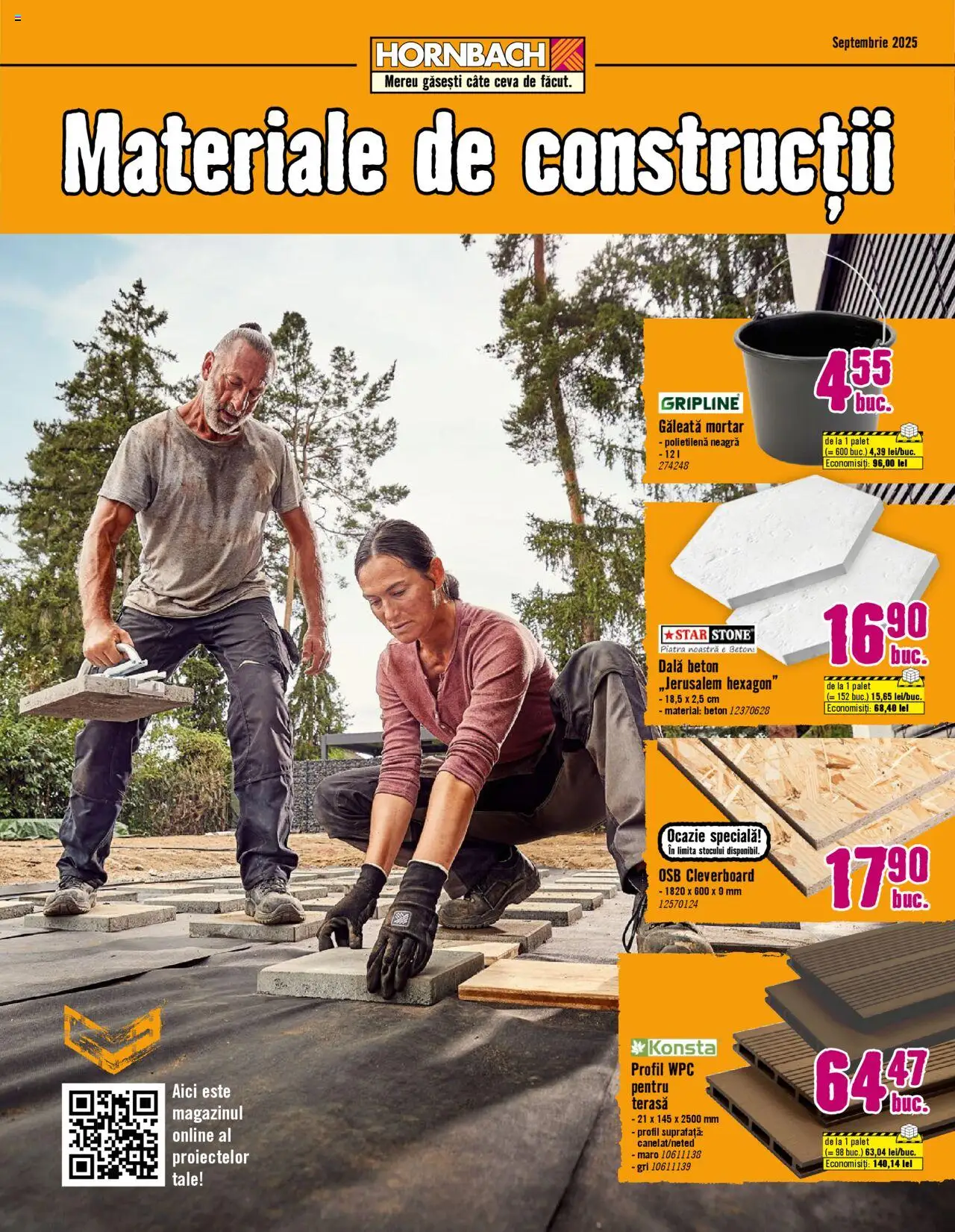 Catalog Hornbach 15 Septembrie - 13 Octombrie 2025 | Pagina 1 | Produse: Mortar