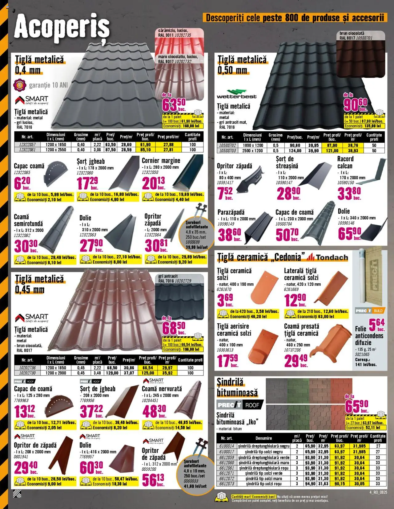 Catalog Hornbach 15 Septembrie - 13 Octombrie 2025 | Pagina 4 | Produse: Șort, Mici, Țiglă, Pește