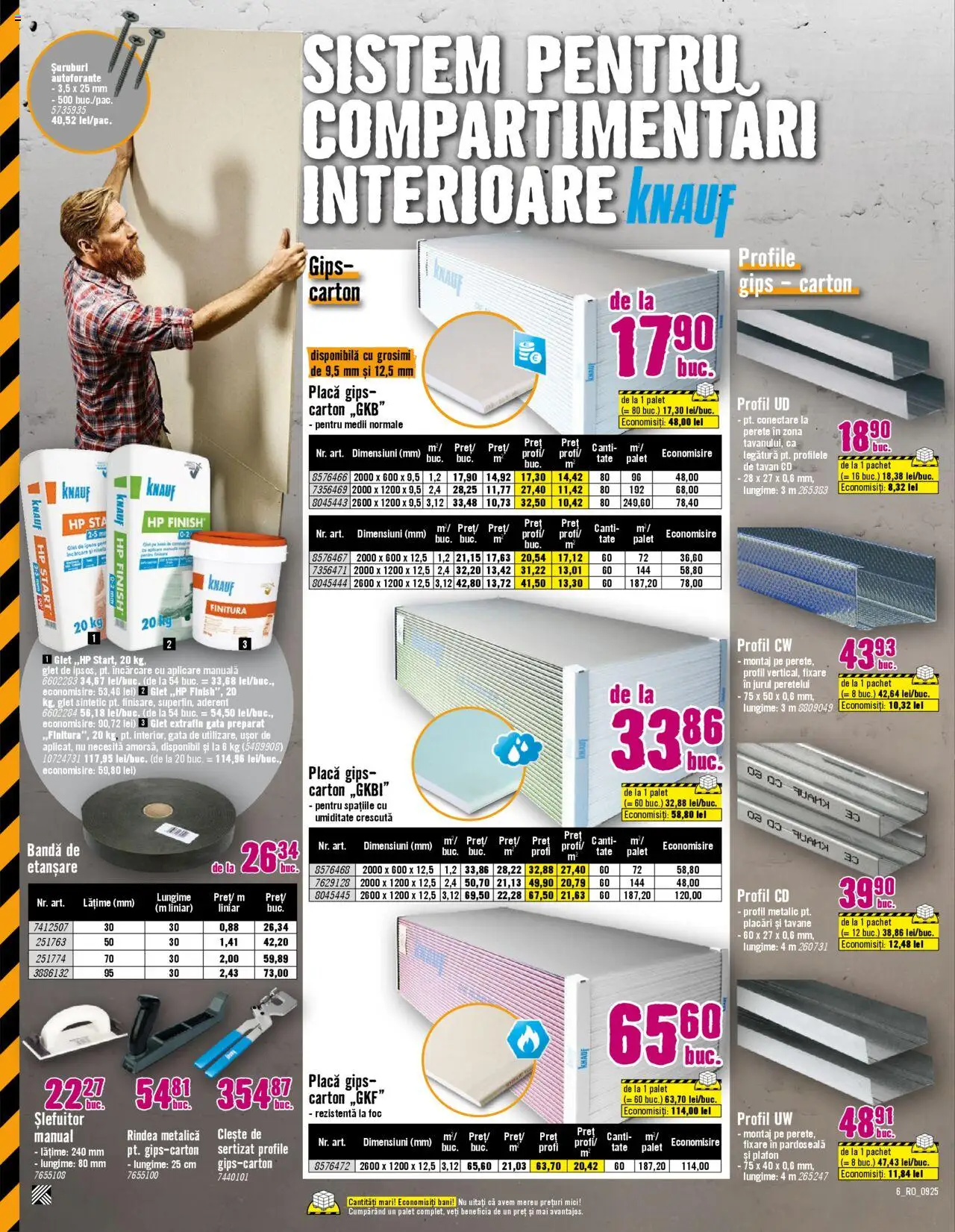 Catalog Hornbach 15 Septembrie - 13 Octombrie 2025 | Pagina 6 | Produse: Clește, Mici, Pardoseală, Glet