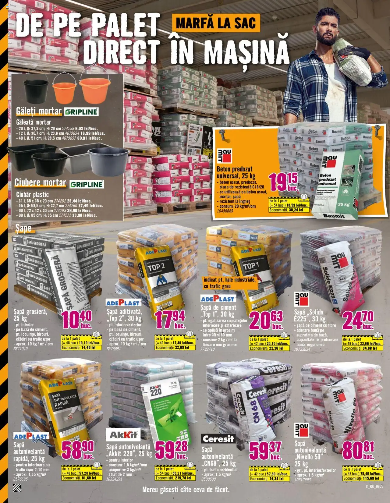 Catalog Hornbach 15 Septembrie - 13 Octombrie 2025 | Pagina 8 | Produse: Top, Șapă, Mortar