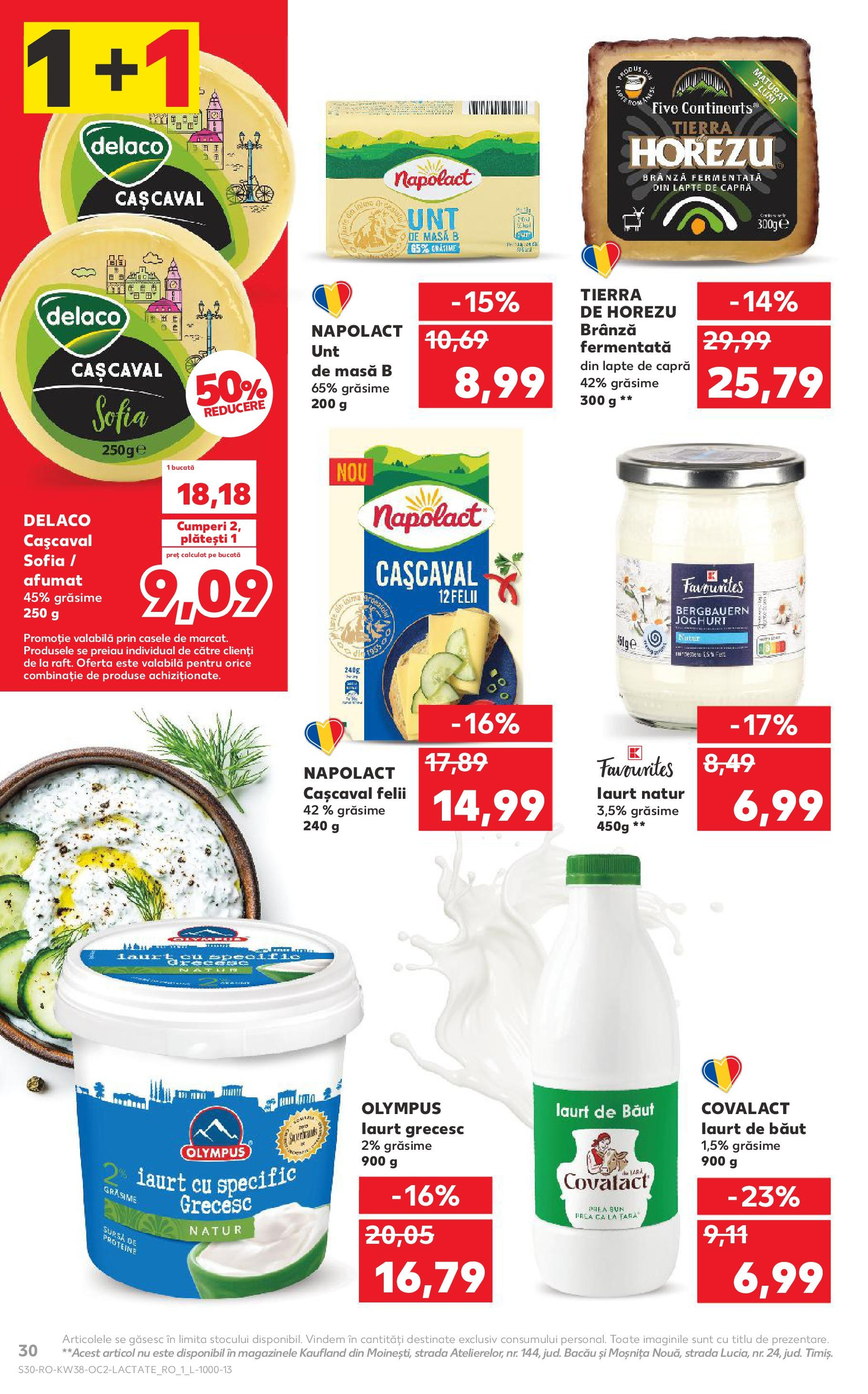 Catalog Kaufland 17 - 22 Septembrie 2025 | Pagina 30 | Produse: Light Kedi Konservesi, Cașcaval, Lapte, Iaurt
