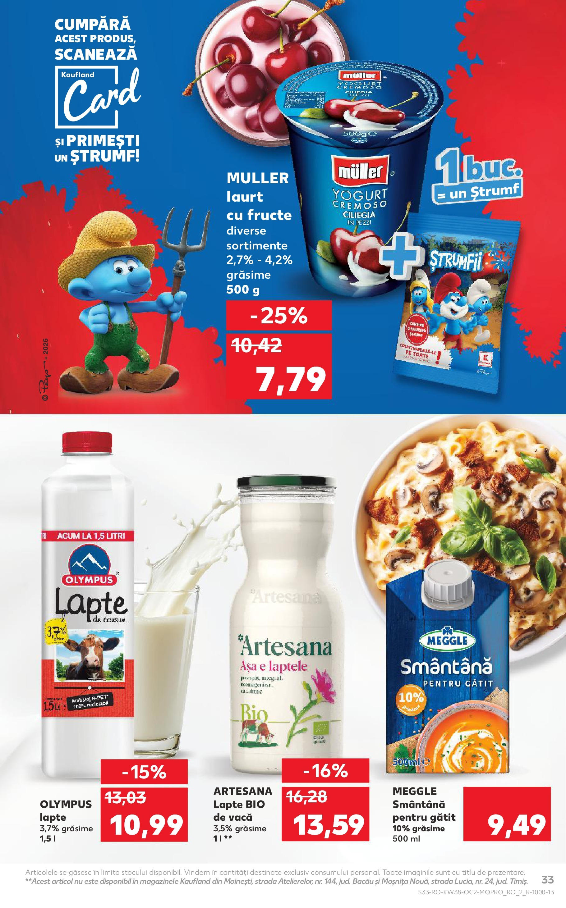 Catalog Kaufland 17 - 22 Septembrie 2025 | Pagina 33 | Produse: Şerit ödül, Lapte, Iaurt, Fructe