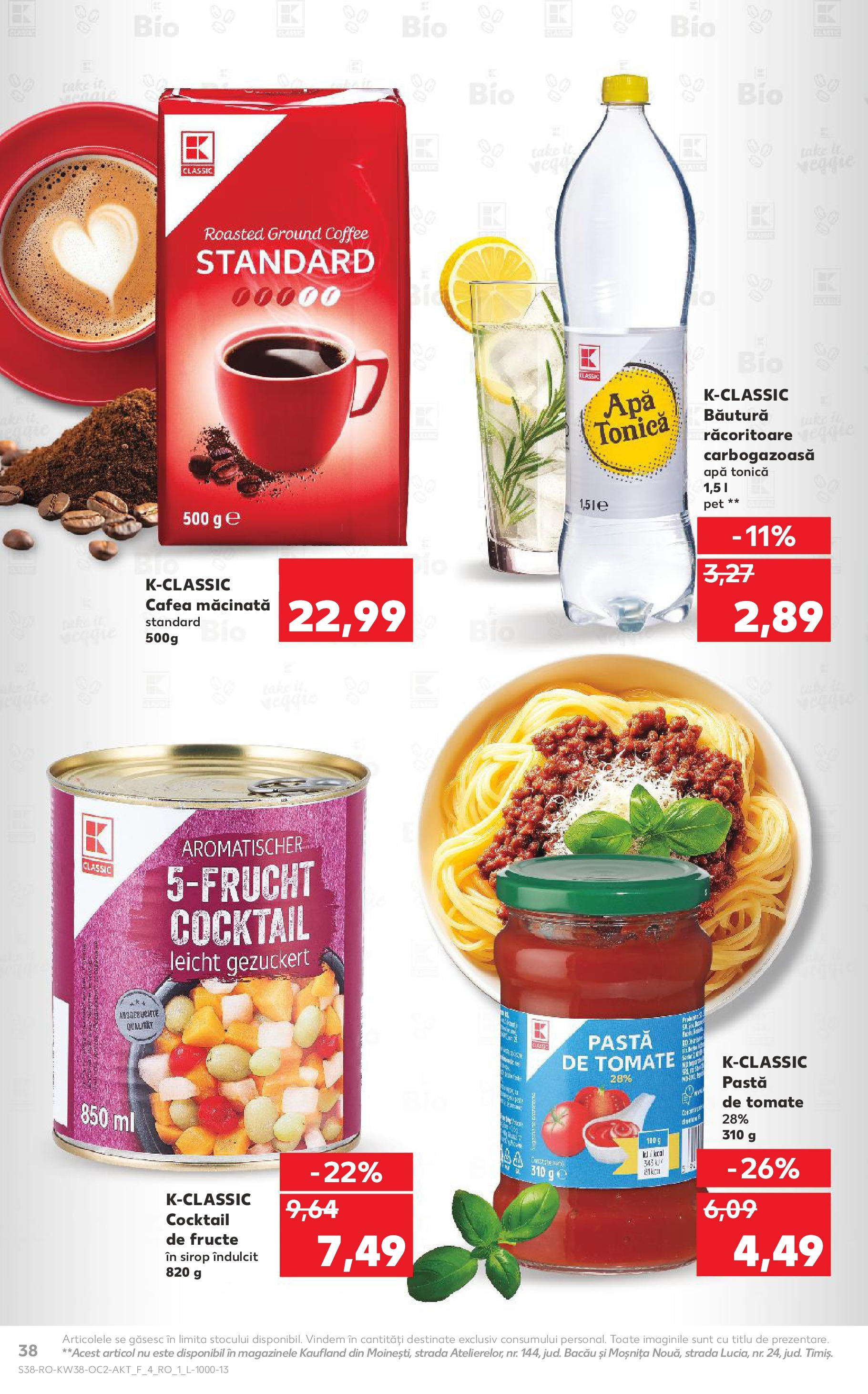 Catalog Kaufland 17 - 22 Septembrie 2025 | Pagina 38 | Produse: Pastă de tomate, Cocktail, Apă, Fructe
