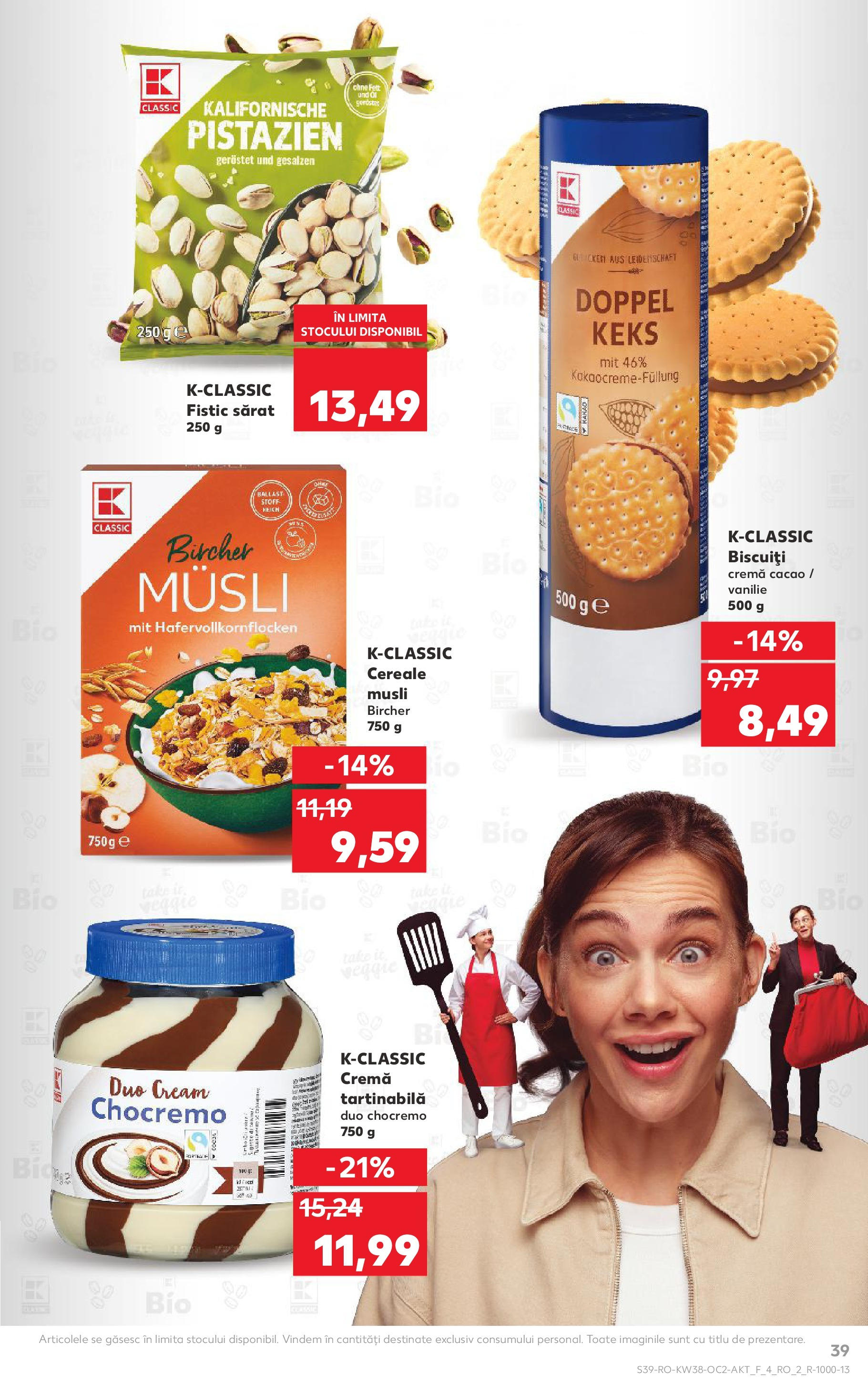 Catalog Kaufland 17 - 22 Septembrie 2025 | Pagina 39 | Produse: Şerit ödül, Cereale, Cacao, Biscuiți