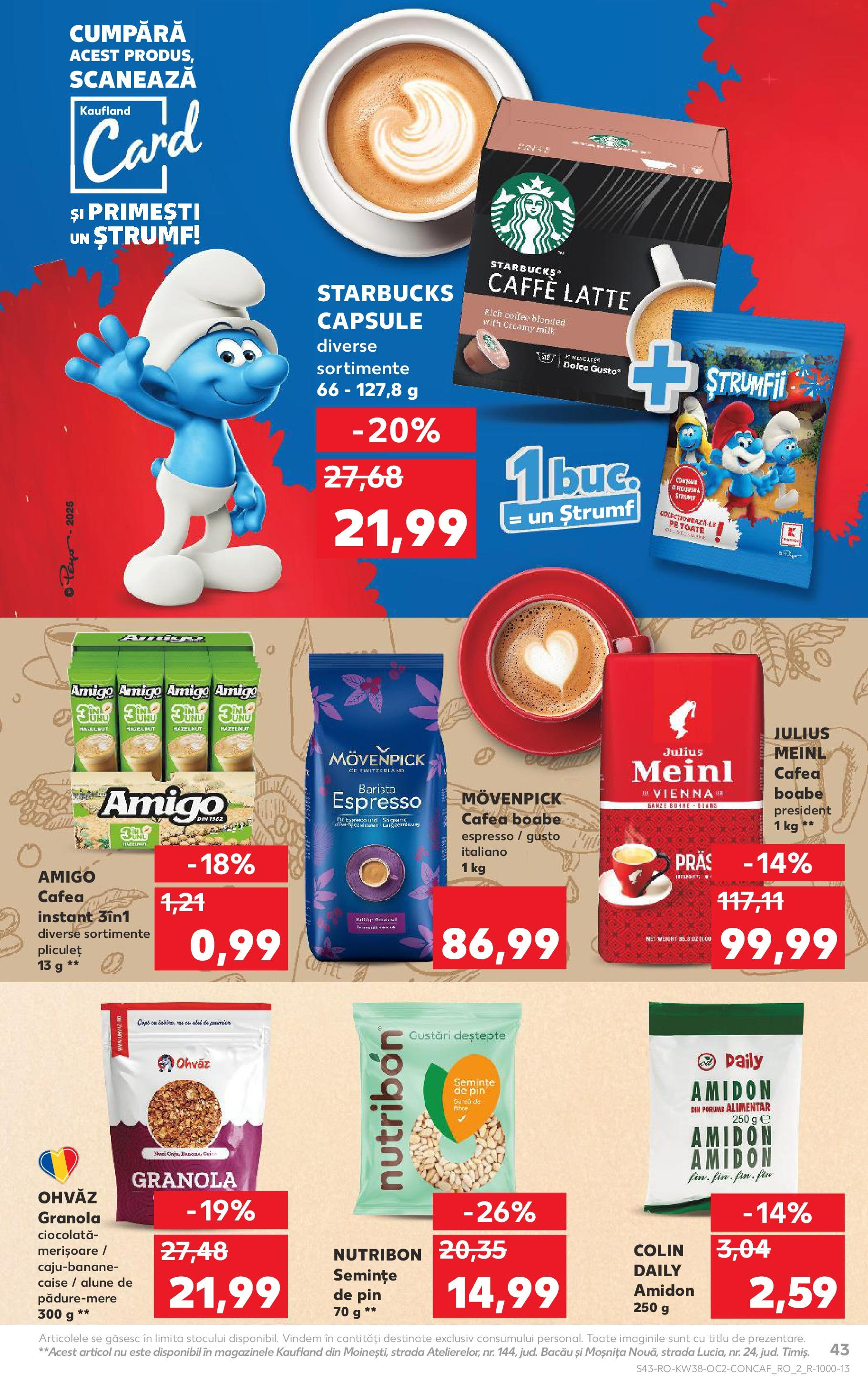 Catalog Kaufland 17 - 22 Septembrie 2025 | Pagina 43 | Produse: Semințe, Cafea, Ciocolată, Ahtapot