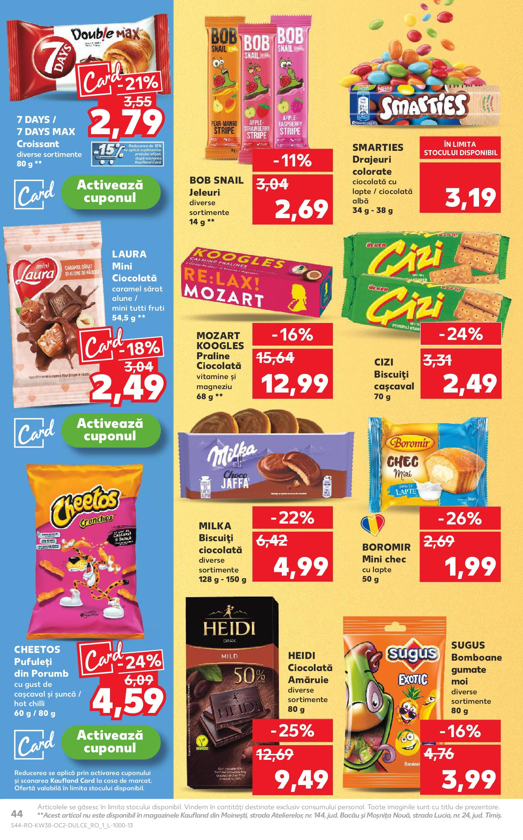 Catalog Kaufland 17 - 22 Septembrie 2025 | Pagina 44 | Produse: Lapte, Apple, Șuncă, Biscuiți