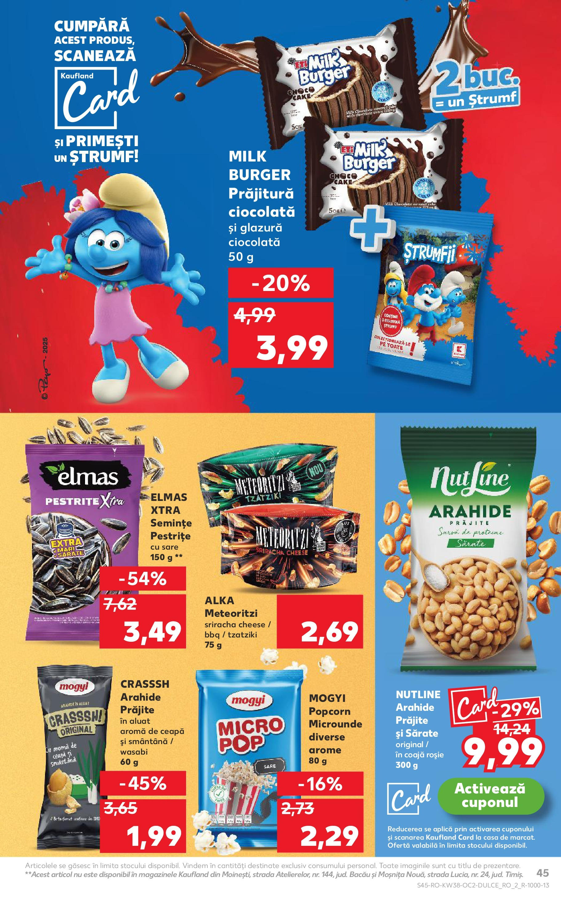 Catalog Kaufland 17 - 22 Septembrie 2025 | Pagina 45 | Produse: Masaüstü kılıfı, Arahide, Burger, Ceapă