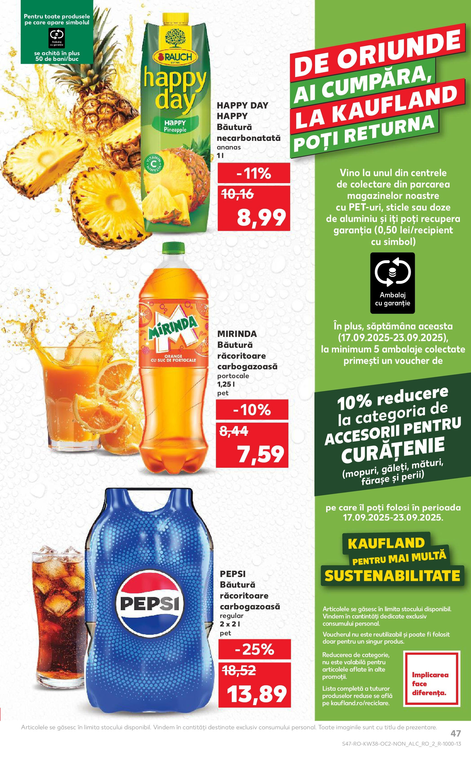 Catalog Kaufland 17 - 22 Septembrie 2025 | Pagina 47 | Produse: Suc, Portocale, Ananas