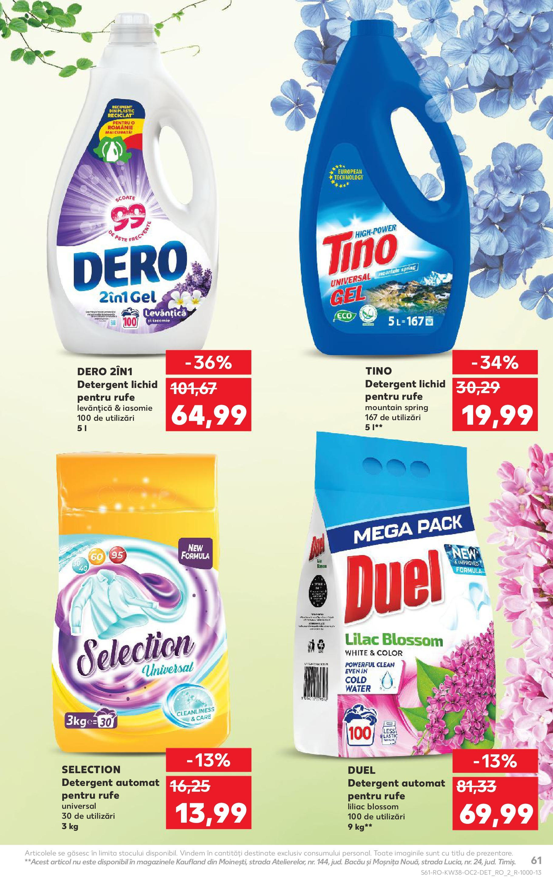 Catalog Kaufland 17 - 22 Septembrie 2025 | Pagina 61 | Produse: Pomelo, Kedi Ödül Oyuncakları, Detergent