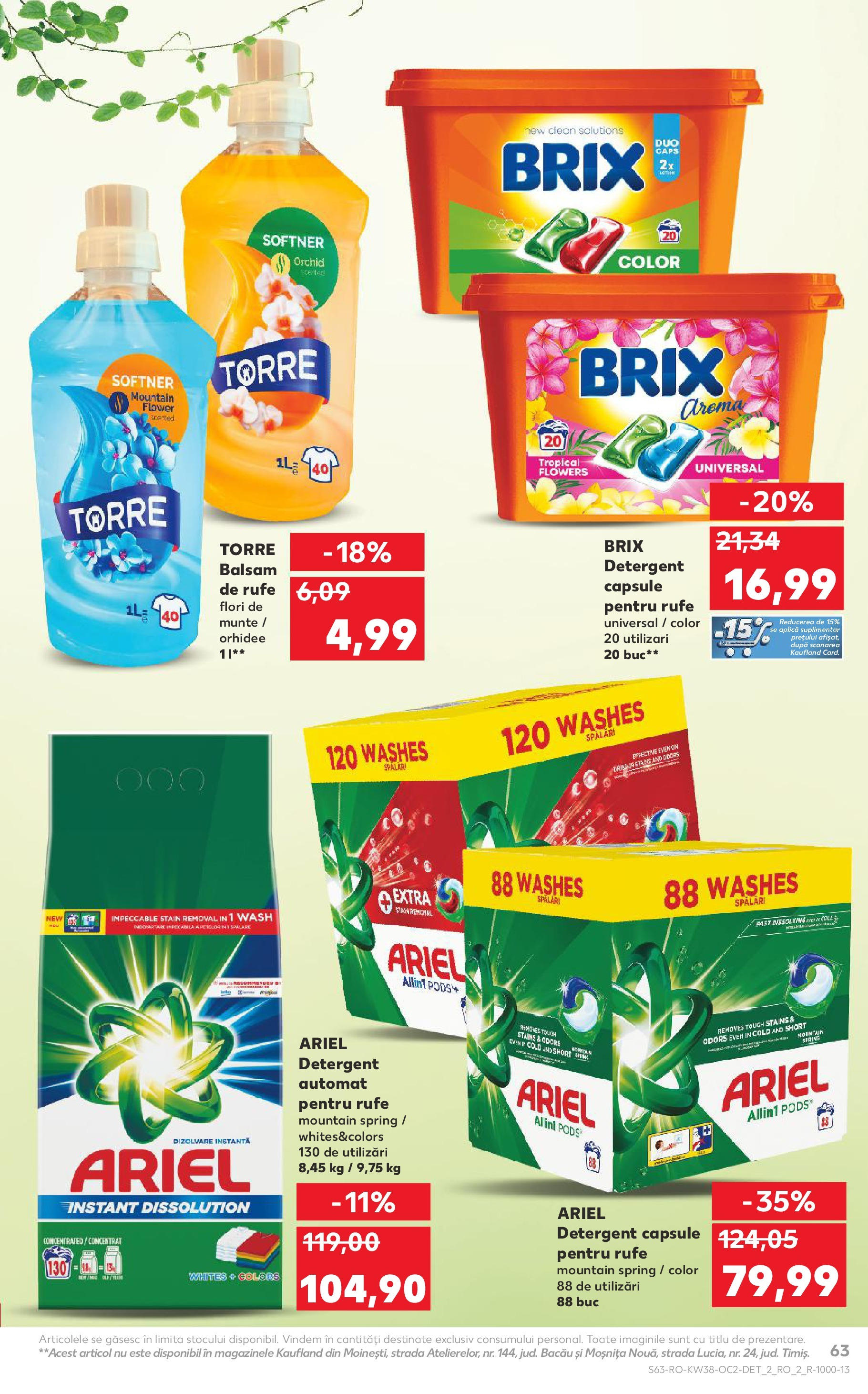 Catalog Kaufland 17 - 22 Septembrie 2025 | Pagina 63 | Produse: Pomelo, Kedi Ödül Oyuncakları, Orhidee, Cremă