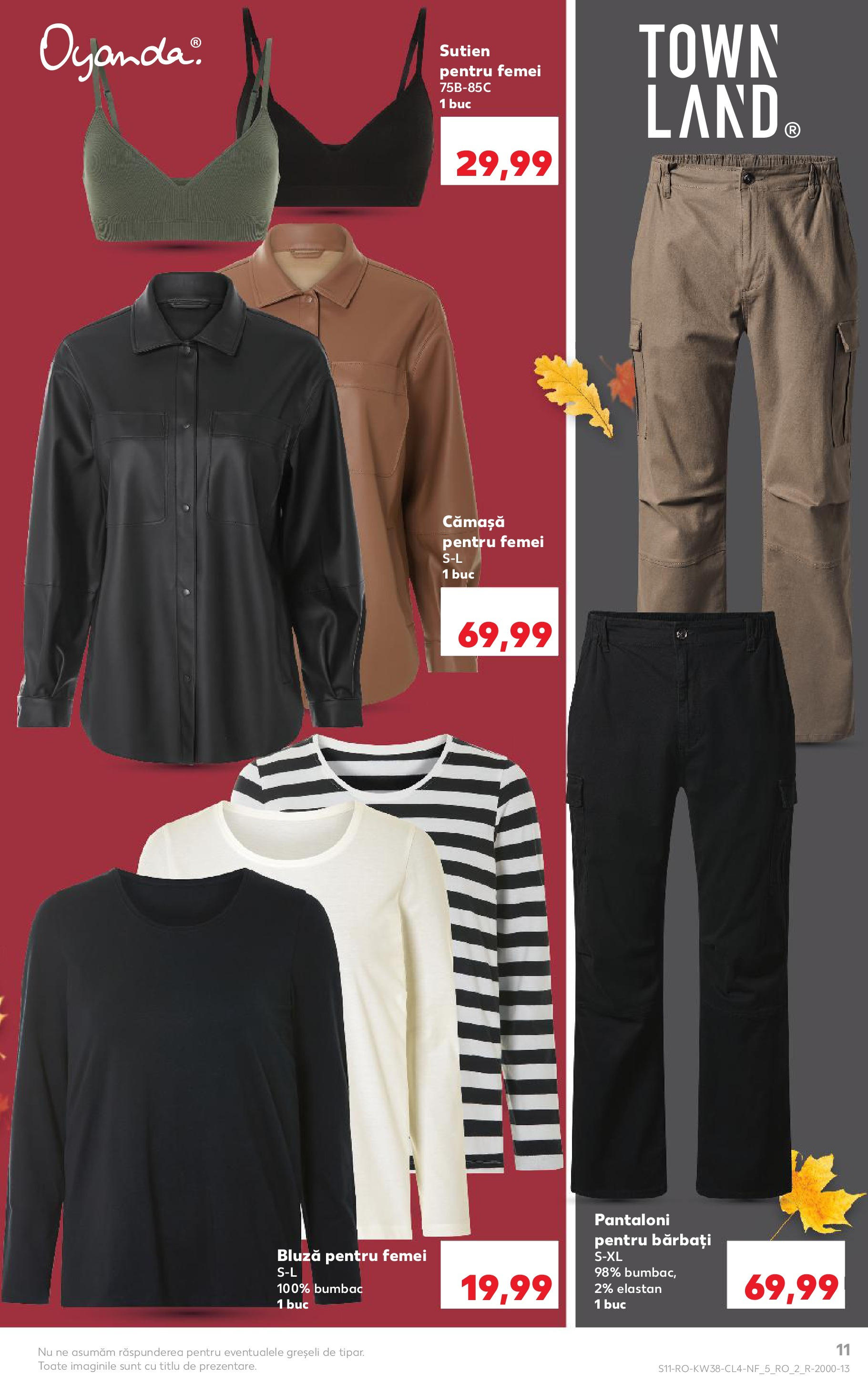 Catalog Kaufland 17 - 22 Septembrie 2025 | Pagina 11 | Produse: Bluză, Pantaloni, Sutien