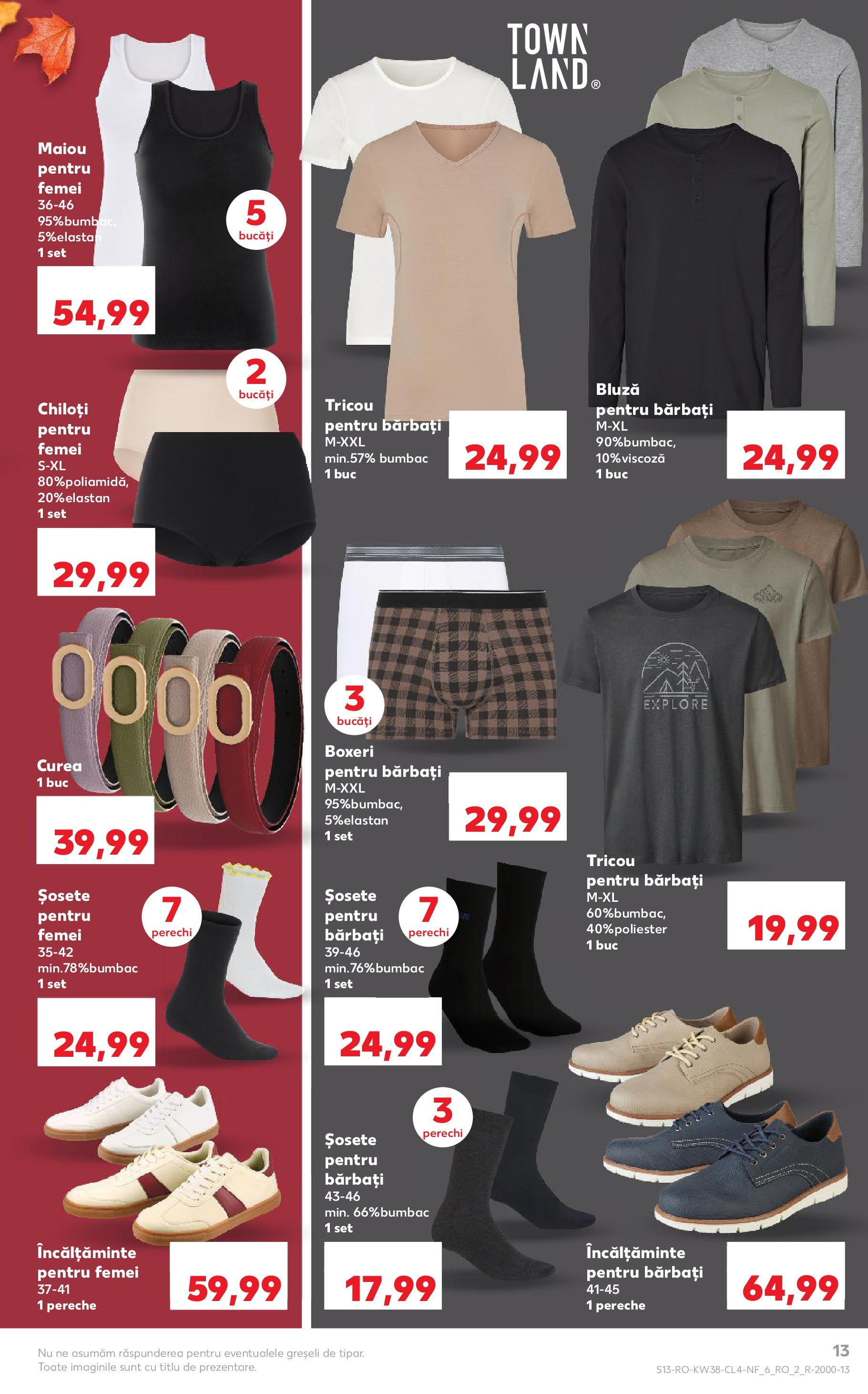 Catalog Kaufland 17 - 22 Septembrie 2025 | Pagina 13 | Produse: Curea, Maiou, Chiloți, Boxeri