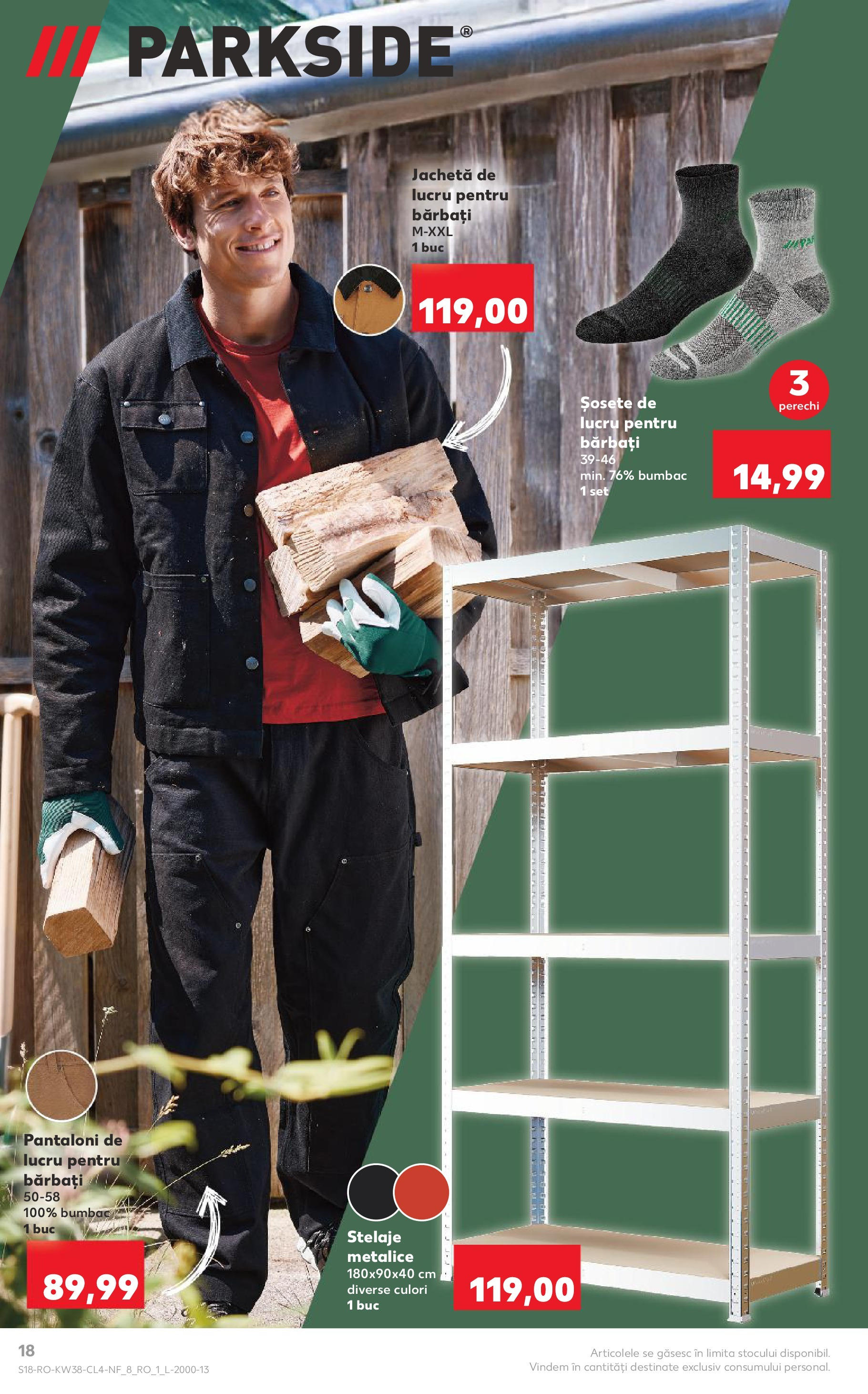 Catalog Kaufland 17 - 22 Septembrie 2025 | Pagina 18 | Produse: Jachetă, Pantaloni, Șosete
