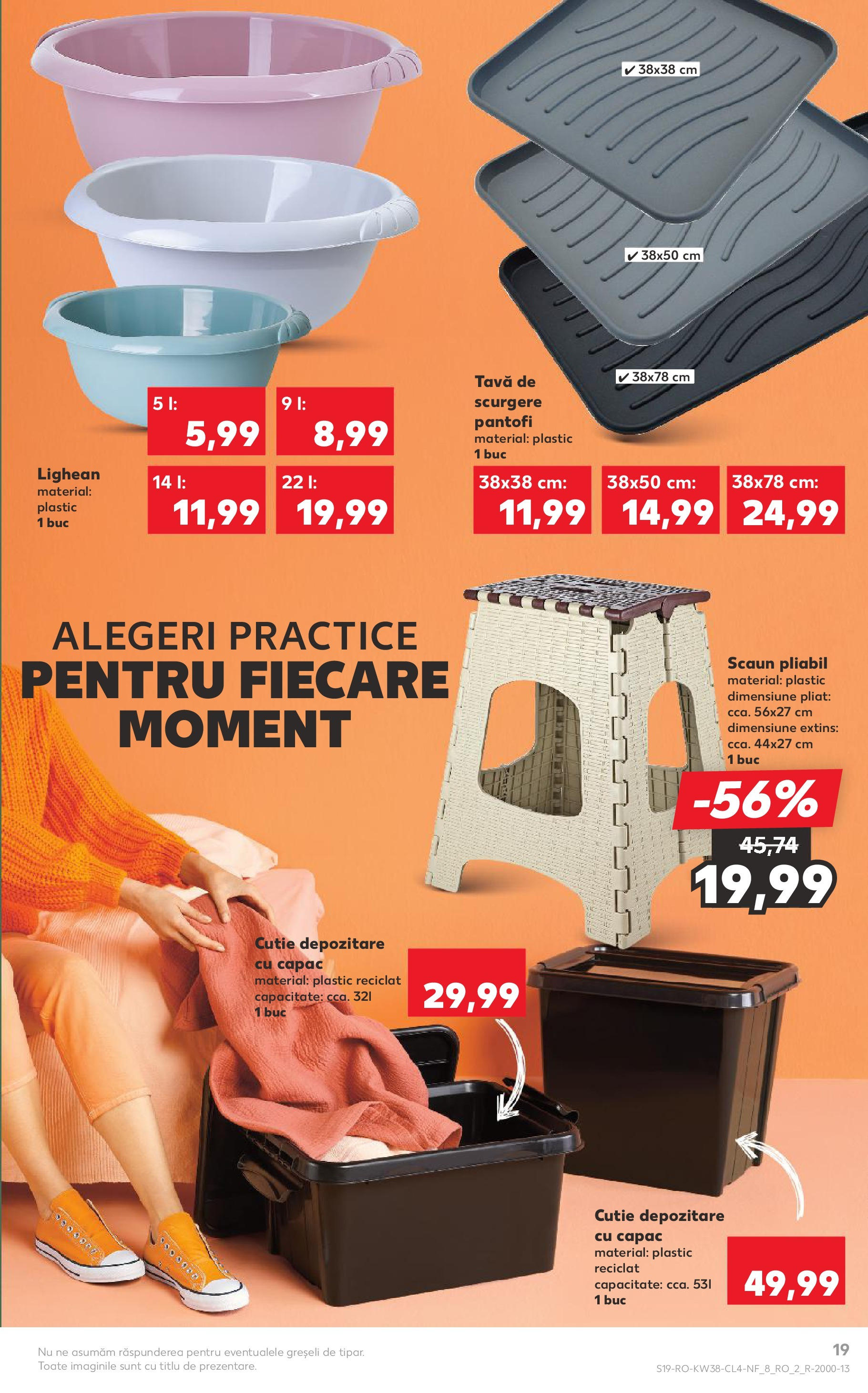 Catalog Kaufland 17 - 22 Septembrie 2025 | Pagina 19 | Produse: Pantofi, Scaun, Cutie