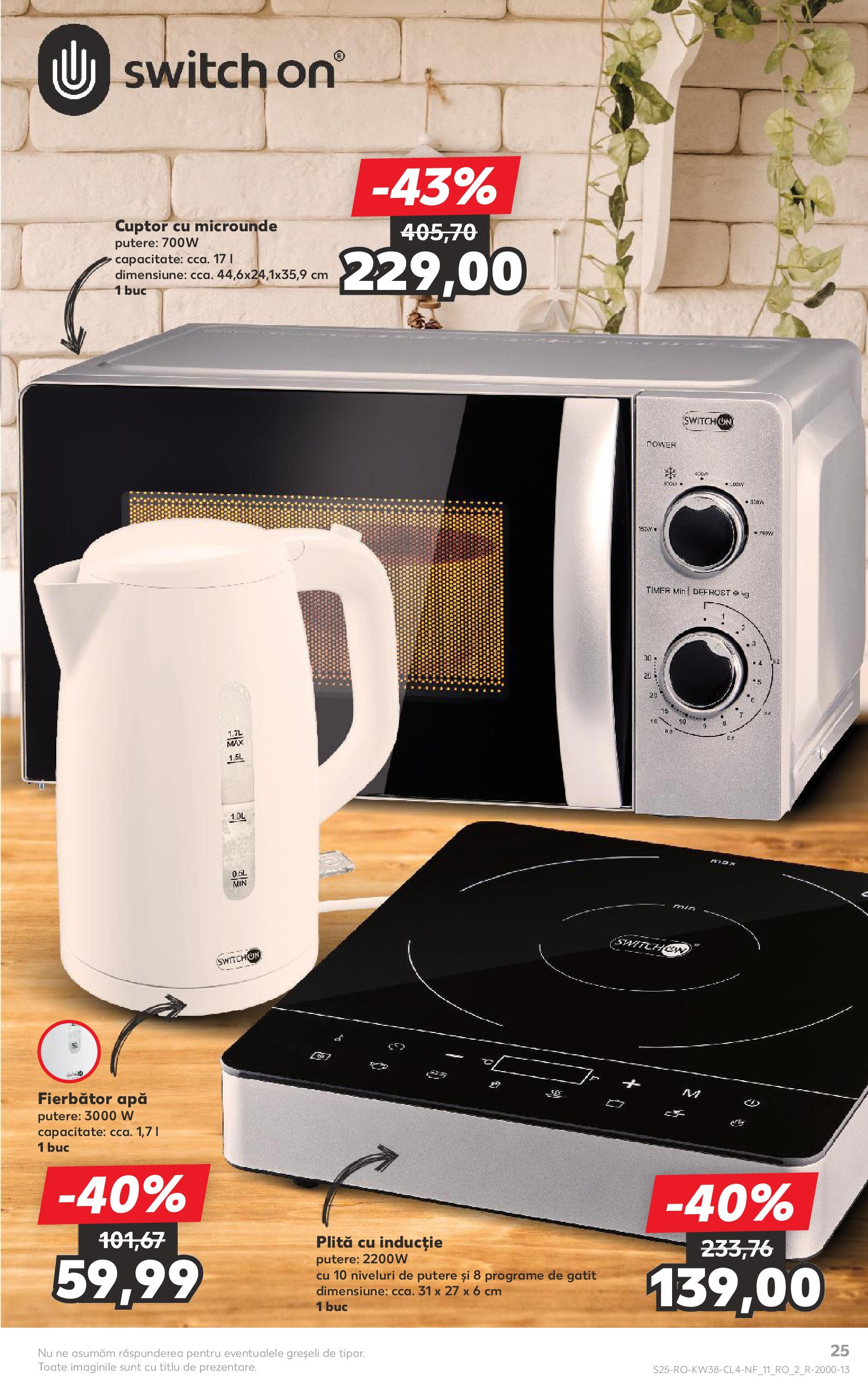 Catalog Kaufland 17 - 22 Septembrie 2025 | Pagina 25 | Produse: Cuptor, Plită, Cuptor Cu Microunde, Apă