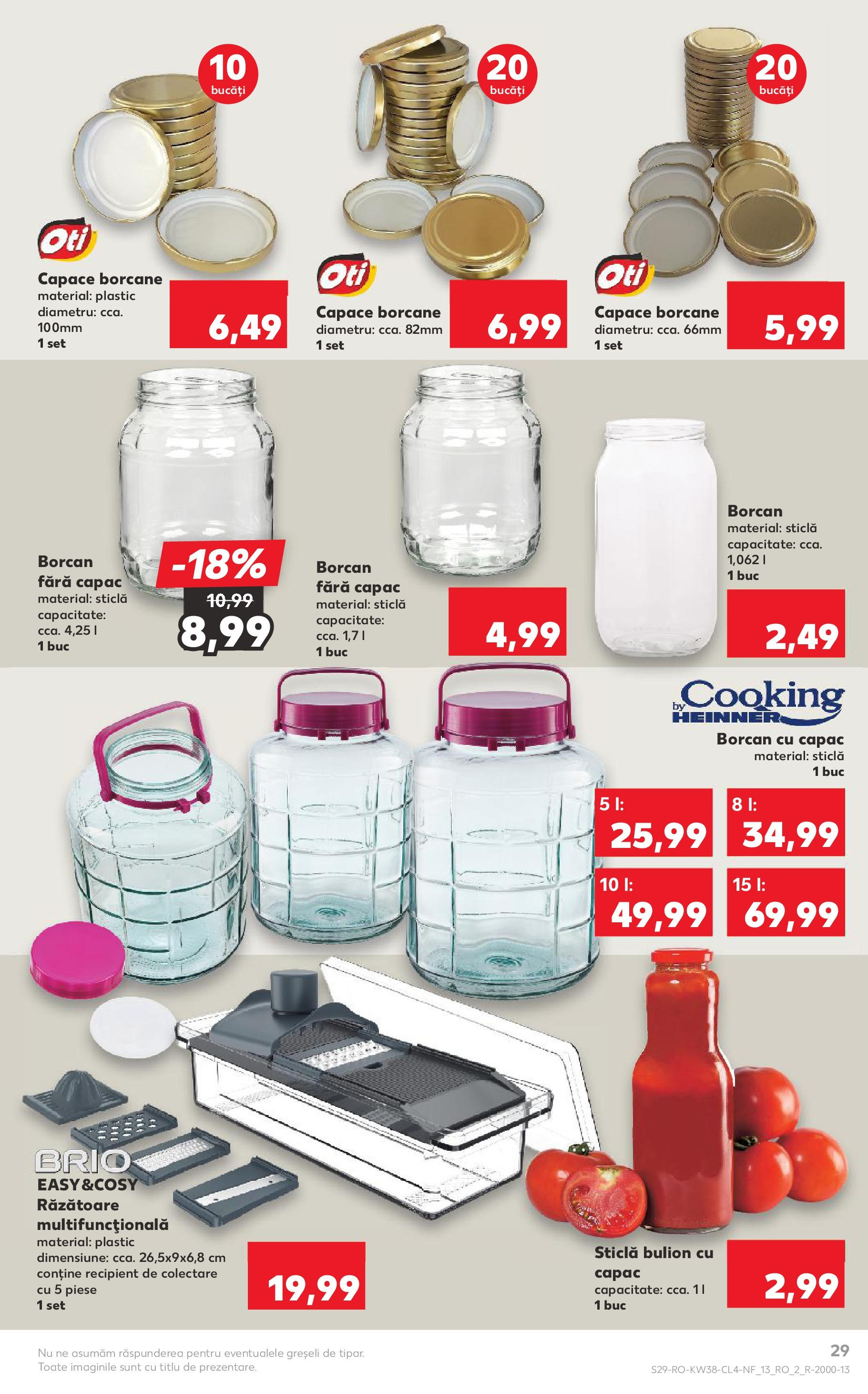 Catalog Kaufland 17 - 22 Septembrie 2025 | Pagina 29 | Produse: Răzătoare, Borcan