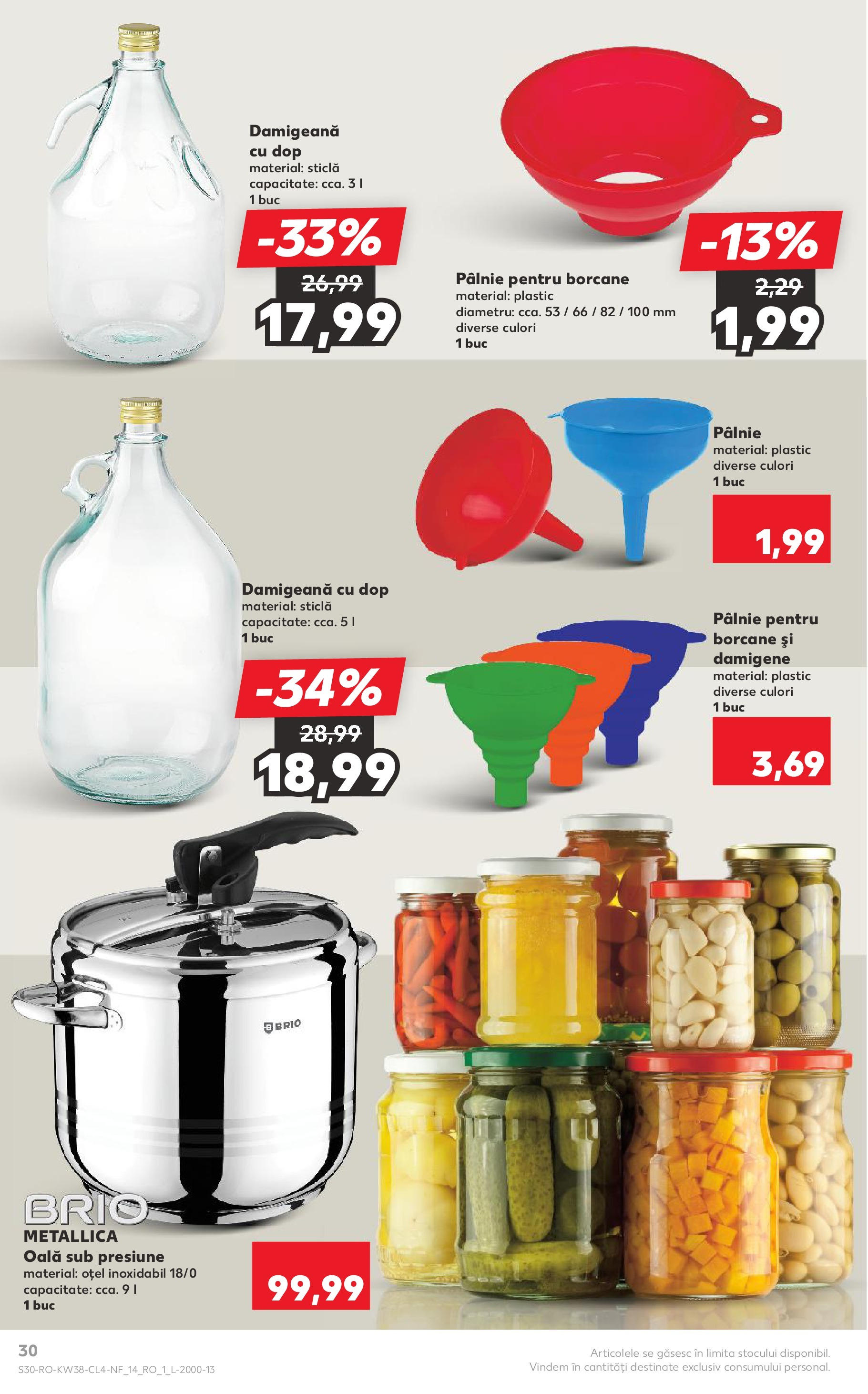 Catalog Kaufland 17 - 22 Septembrie 2025 | Pagina 30 | Produse: Oală
